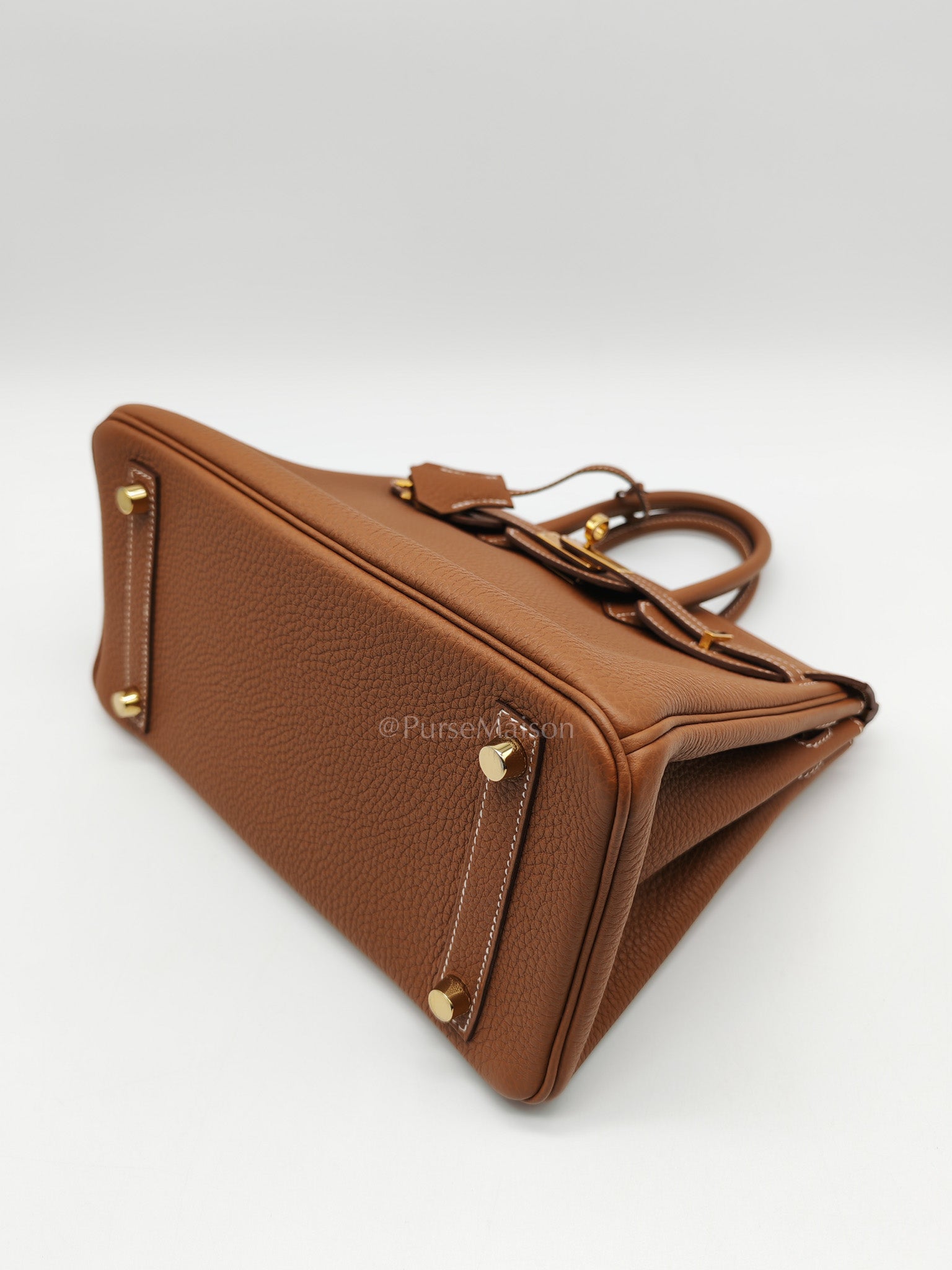 Birkin 25 Retourne in Gold Togo Leather & Gold Hardware Stamp Z (2021)