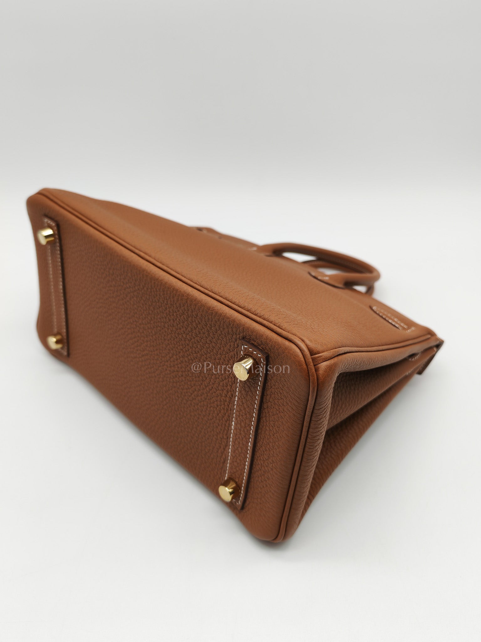 Birkin 25 Retourne in Gold Togo Leather & Gold Hardware Stamp Z (2021)