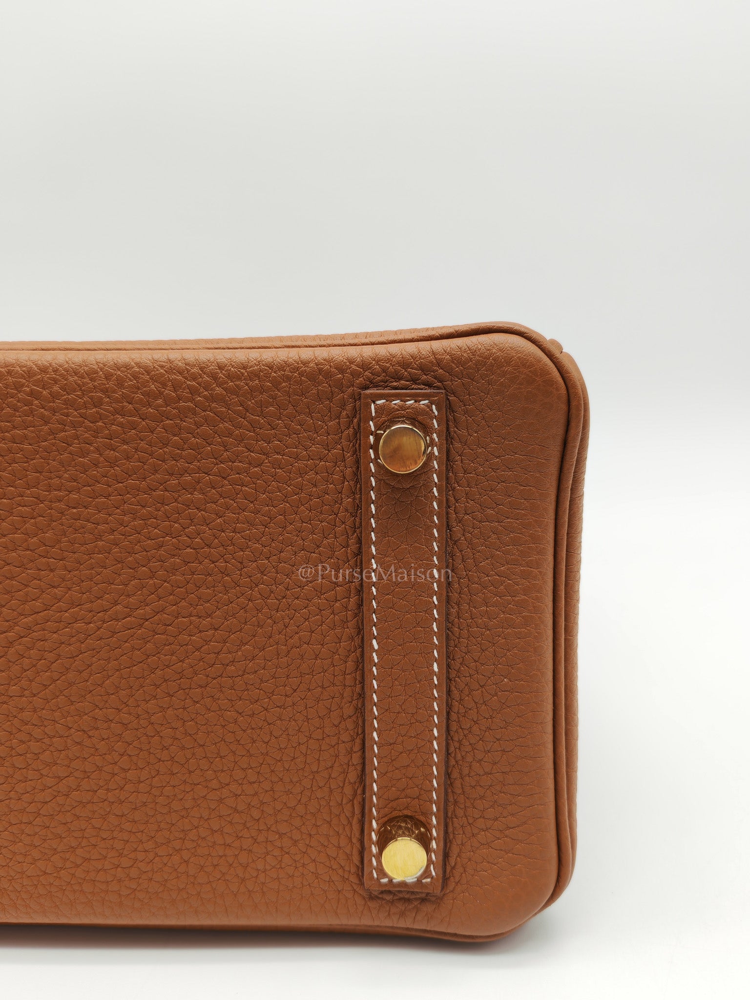 Birkin 25 Retourne in Gold Togo Leather & Gold Hardware Stamp Z (2021)