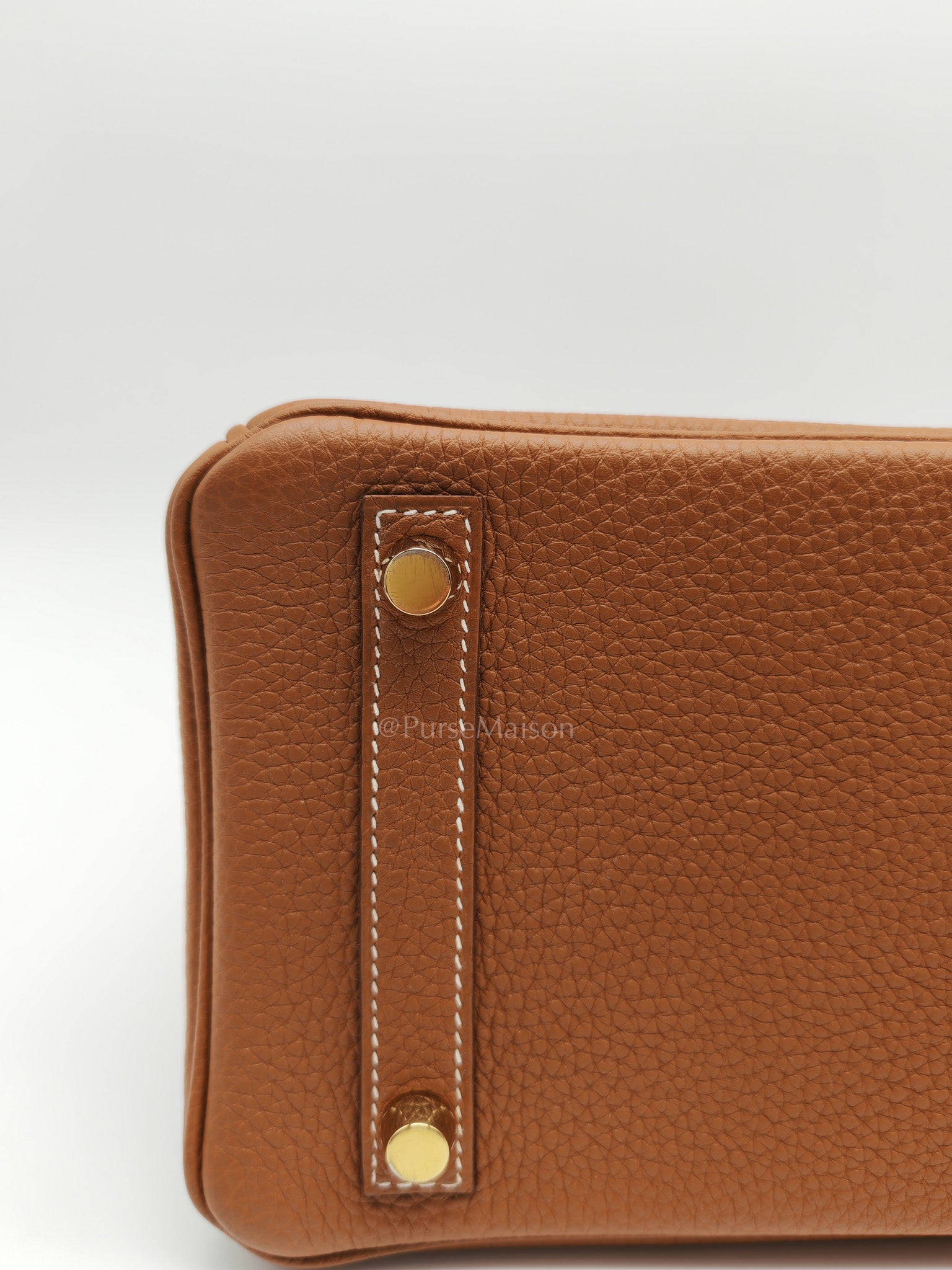 Birkin 25 Retourne in Gold Togo Leather & Gold Hardware Stamp Z (2021)