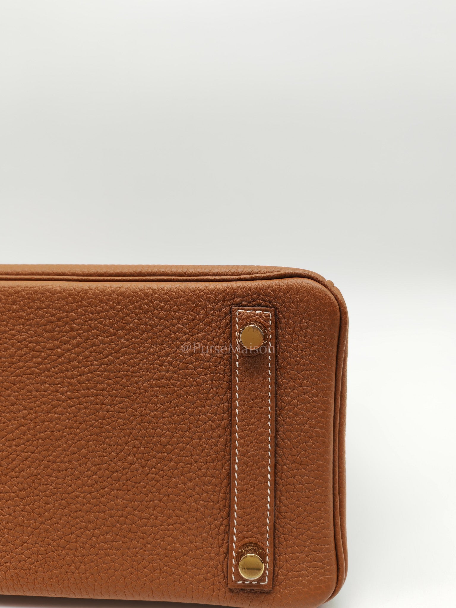 Birkin 25 Retourne in Gold Togo Leather & Gold Hardware Stamp Z (2021)