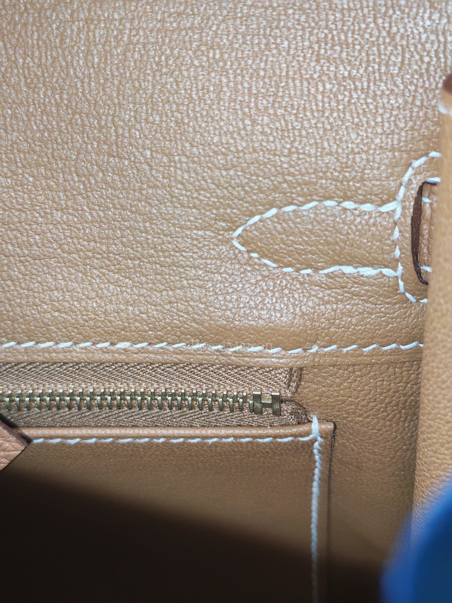 Birkin 25 Retourne in Gold Togo Leather & Gold Hardware Stamp Z (2021)