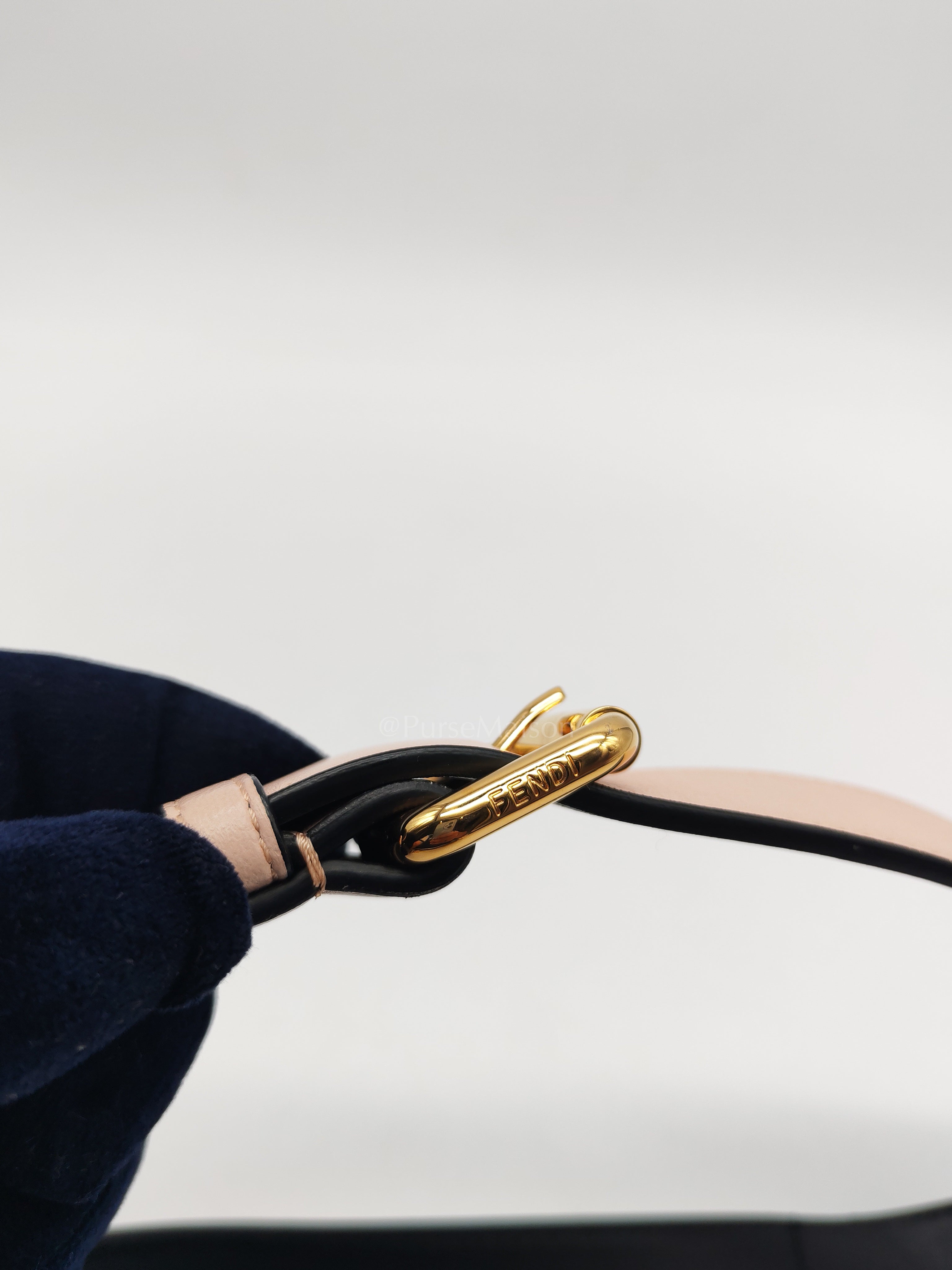 Pack Pouch Crossbody Bag in Blush Pink Leather & Gold Hardware | Purse Maison Luxury Bags Shop