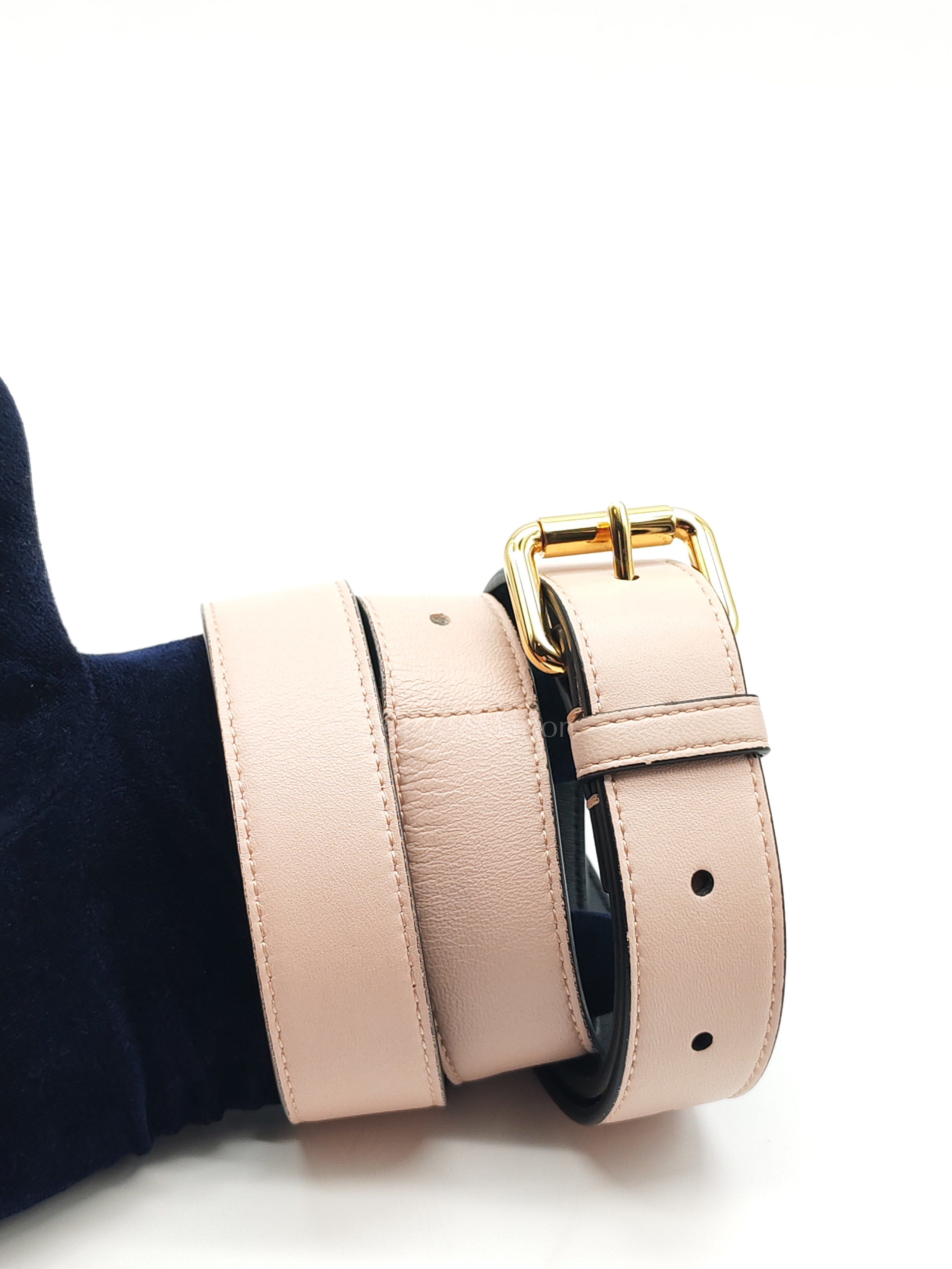 Pack Pouch Crossbody Bag in Blush Pink Leather & Gold Hardware | Purse Maison Luxury Bags Shop