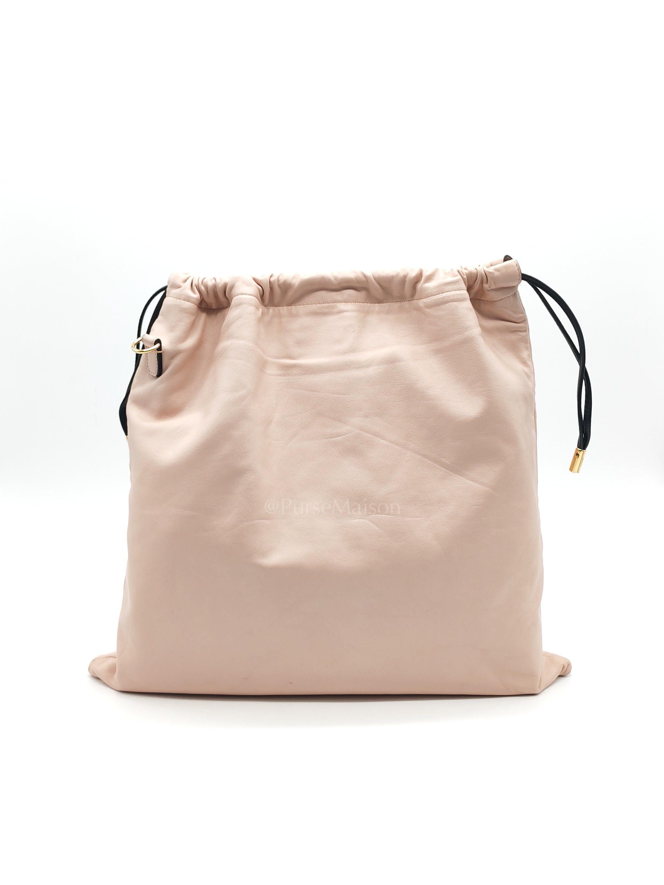 Pack Pouch Crossbody Bag in Blush Pink Leather & Gold Hardware | Purse Maison Luxury Bags Shop