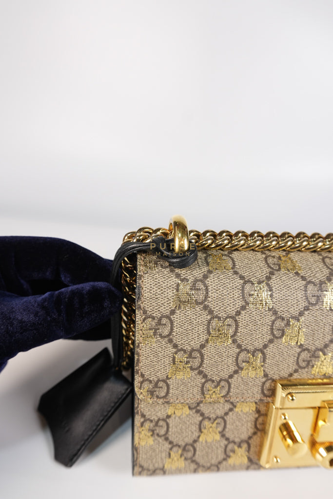 Padlock Mini in GG Bees Supreme Canvas | Purse Maison Luxury Bags Shop