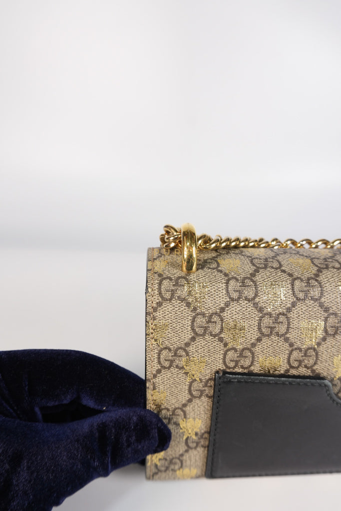 Padlock Mini in GG Bees Supreme Canvas | Purse Maison Luxury Bags Shop