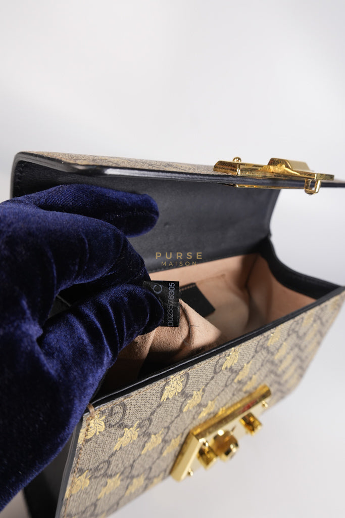 Padlock Mini in GG Bees Supreme Canvas | Purse Maison Luxury Bags Shop