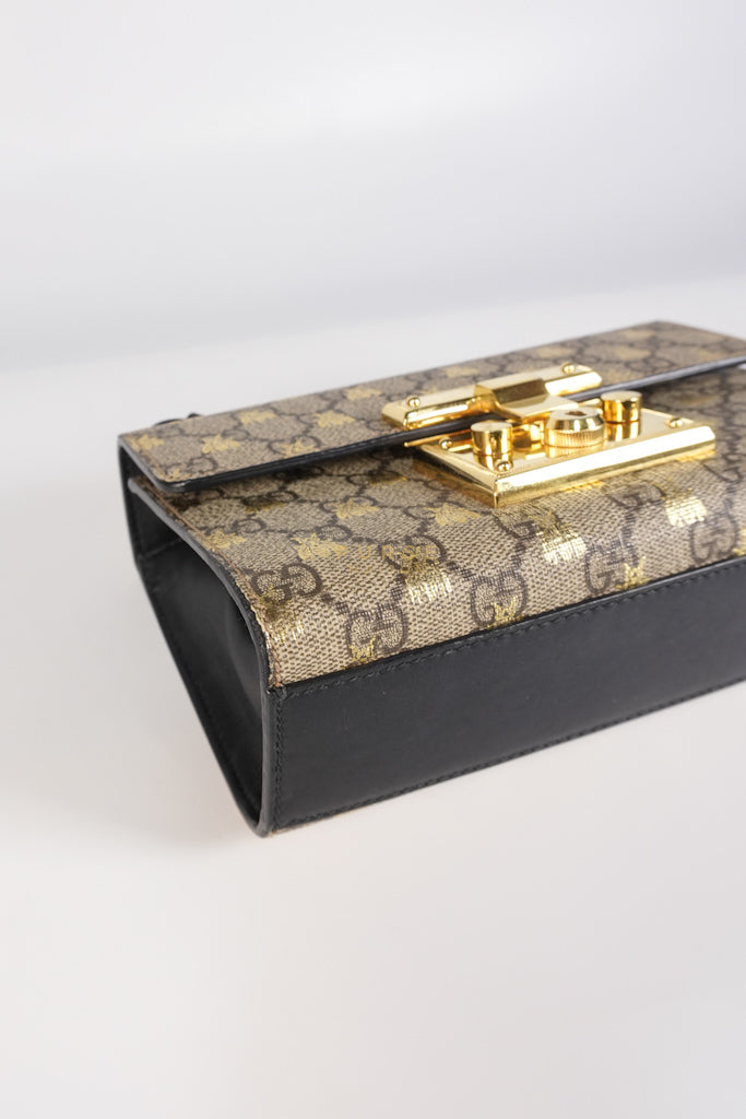 Padlock Mini in GG Bees Supreme Canvas | Purse Maison Luxury Bags Shop
