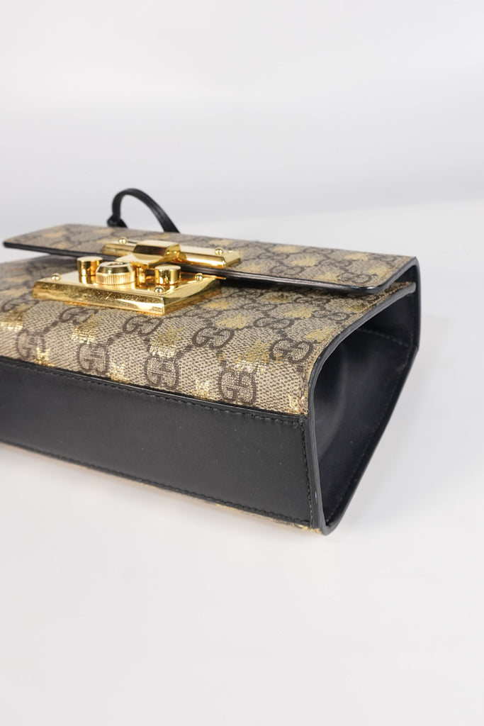 Padlock Mini in GG Bees Supreme Canvas | Purse Maison Luxury Bags Shop
