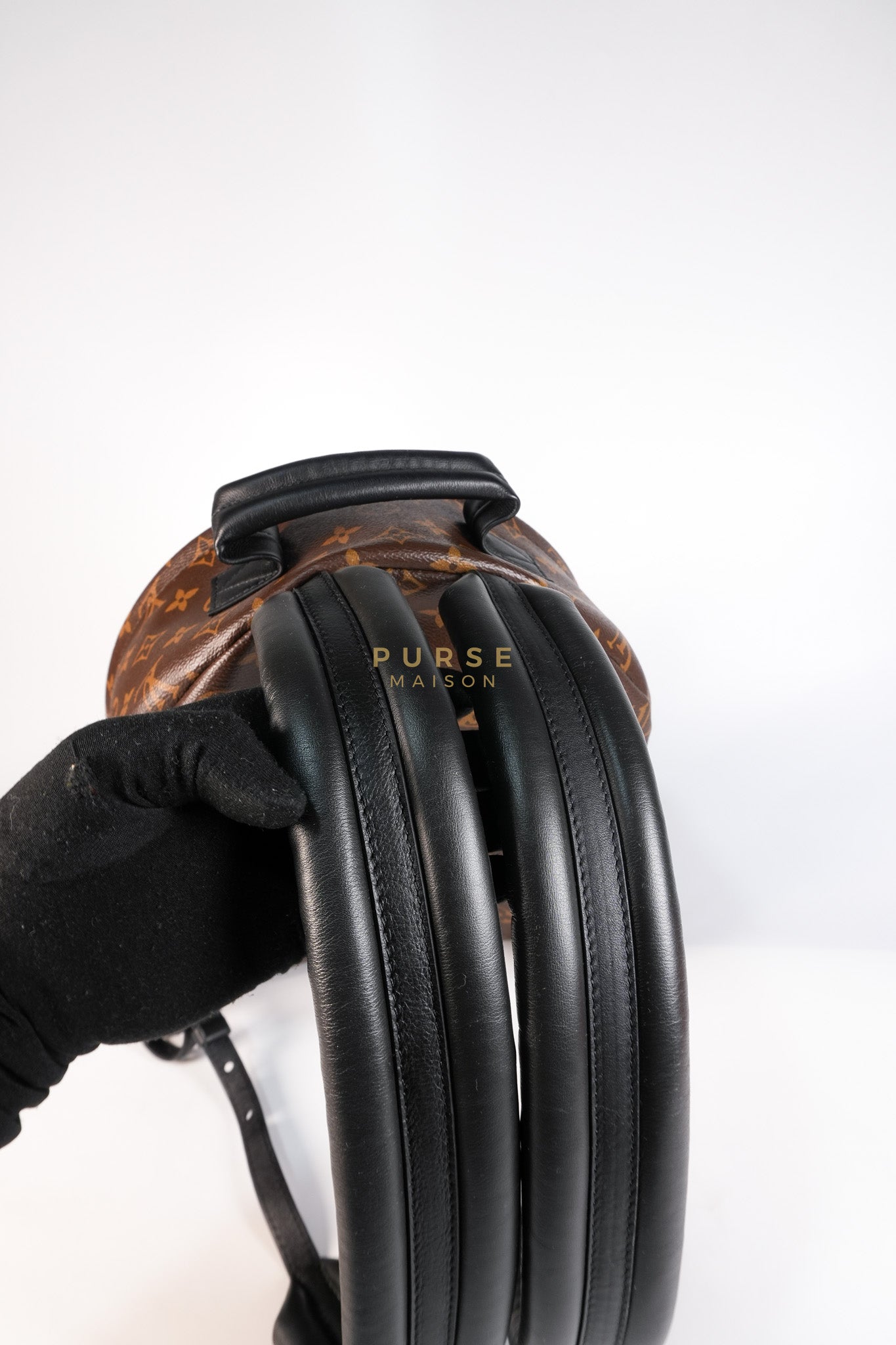 Palm Spring Backpack MM in Monogram Canvas (Microchip) | Purse Maison Luxury Bags Shop