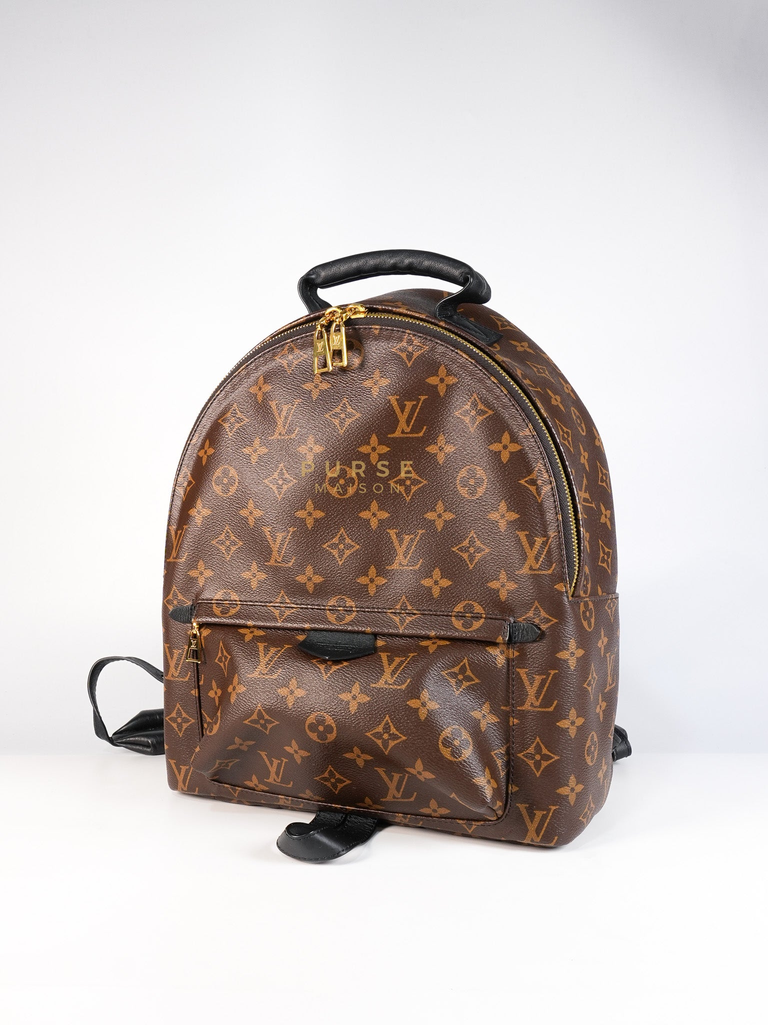 Palm Spring Backpack MM in Monogram Canvas (Microchip) | Purse Maison Luxury Bags Shop