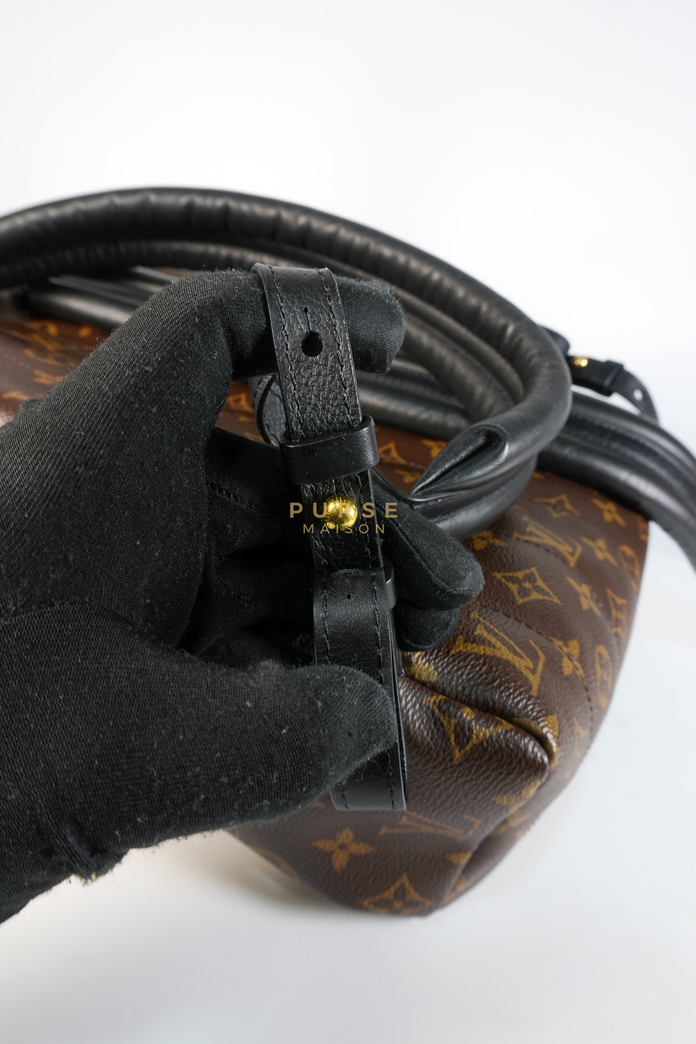 Palm Spring Backpack MM in Monogram Canvas (Microchip) | Purse Maison Luxury Bags Shop