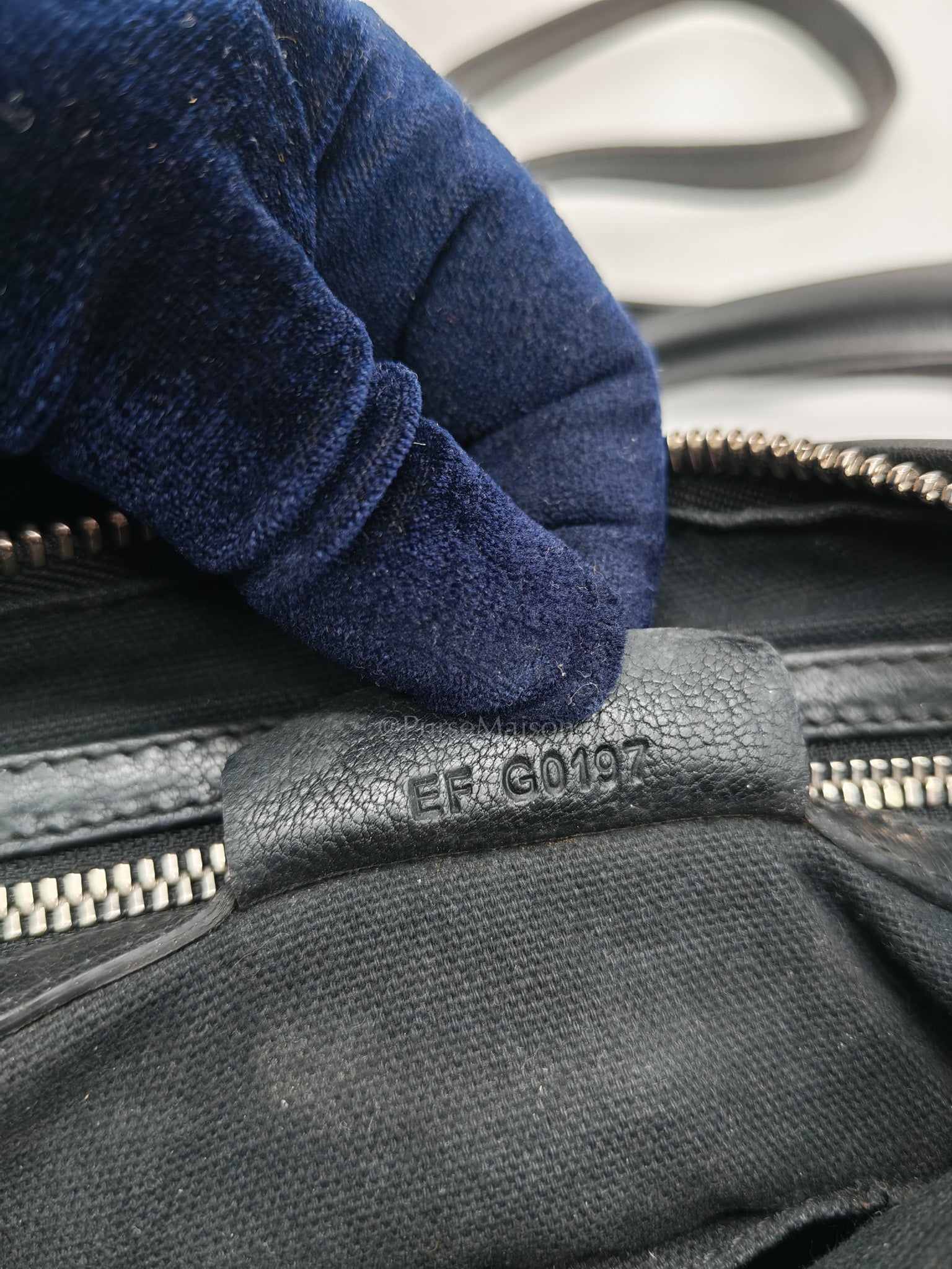 Pandora Bag in Black Goat Skin Leather & Silver Hardware | Purse Maison Luxury Bags Shop