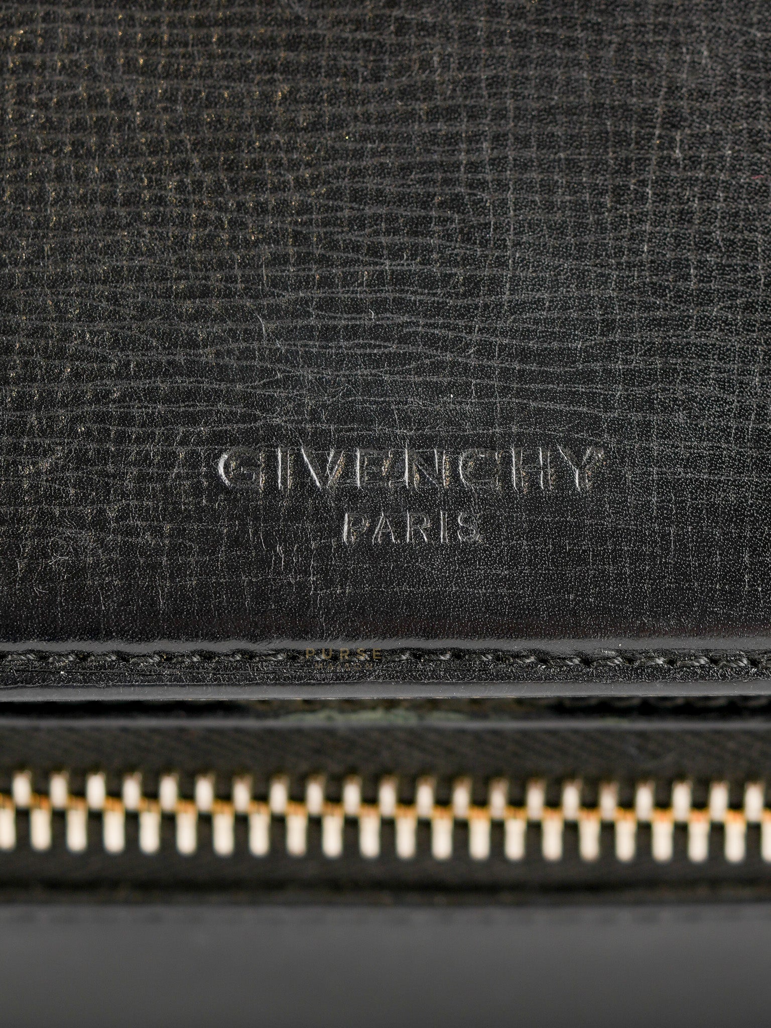 Pandora Box Mini in Black Grained Leather | Purse Maison Luxury Bags Shop