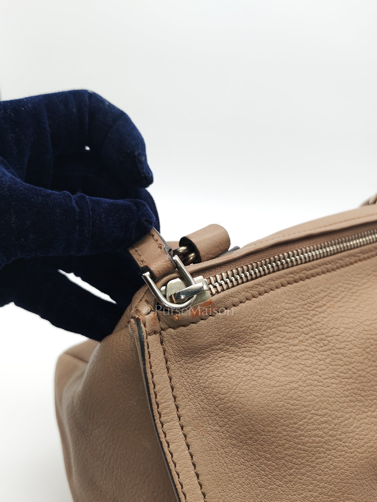 Pandora Small in Grained Goatskin Leather Crossbody Bag | Purse Maison Luxury Bags Shop