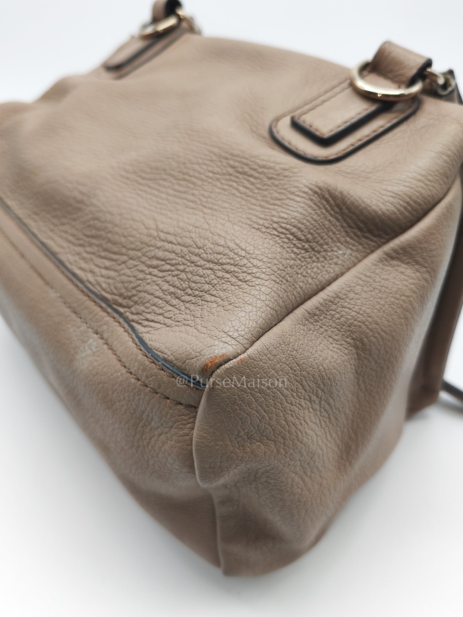 Pandora Small in Grained Goatskin Leather Crossbody Bag | Purse Maison Luxury Bags Shop