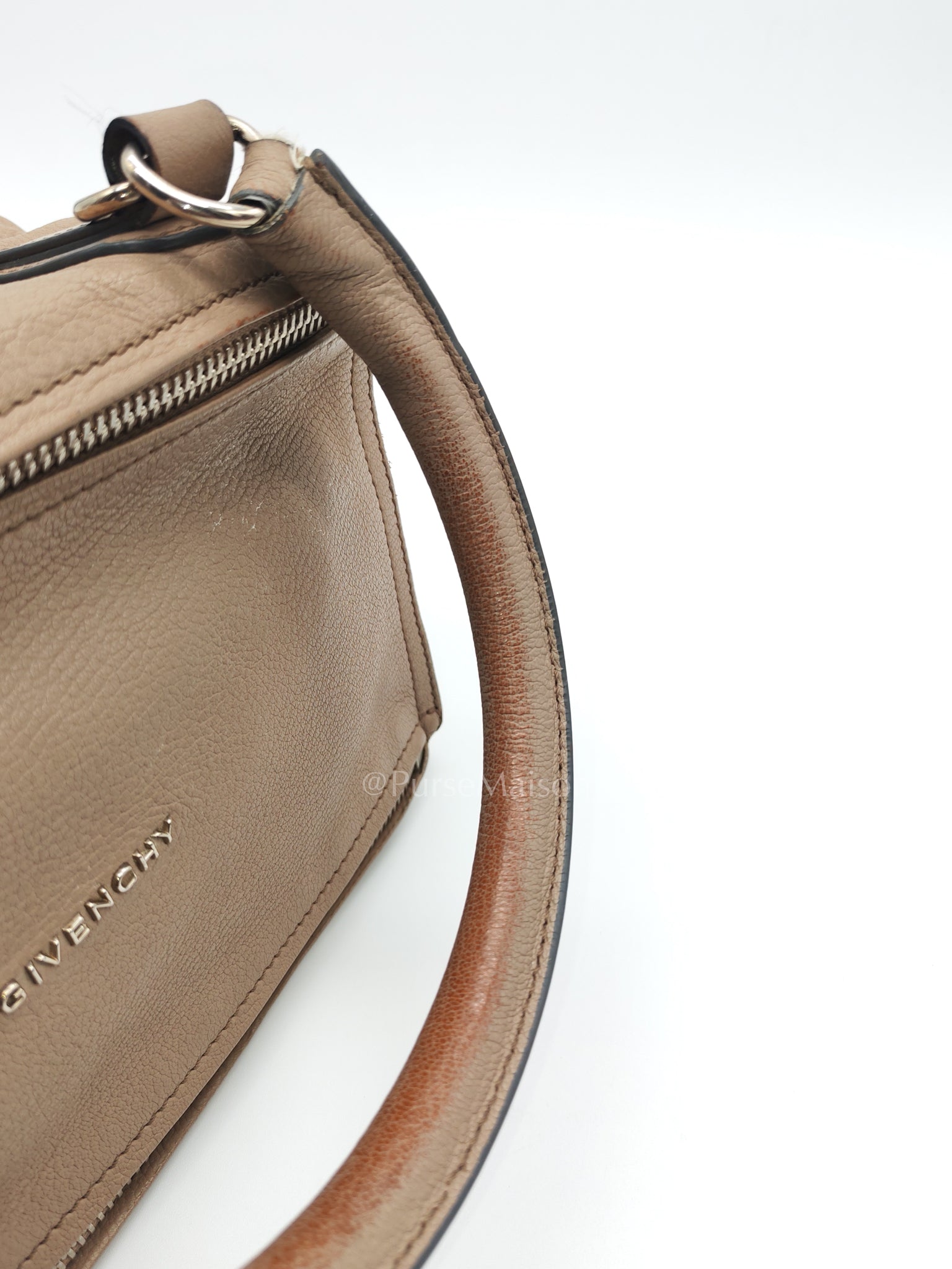 Pandora Small in Grained Goatskin Leather Crossbody Bag | Purse Maison Luxury Bags Shop