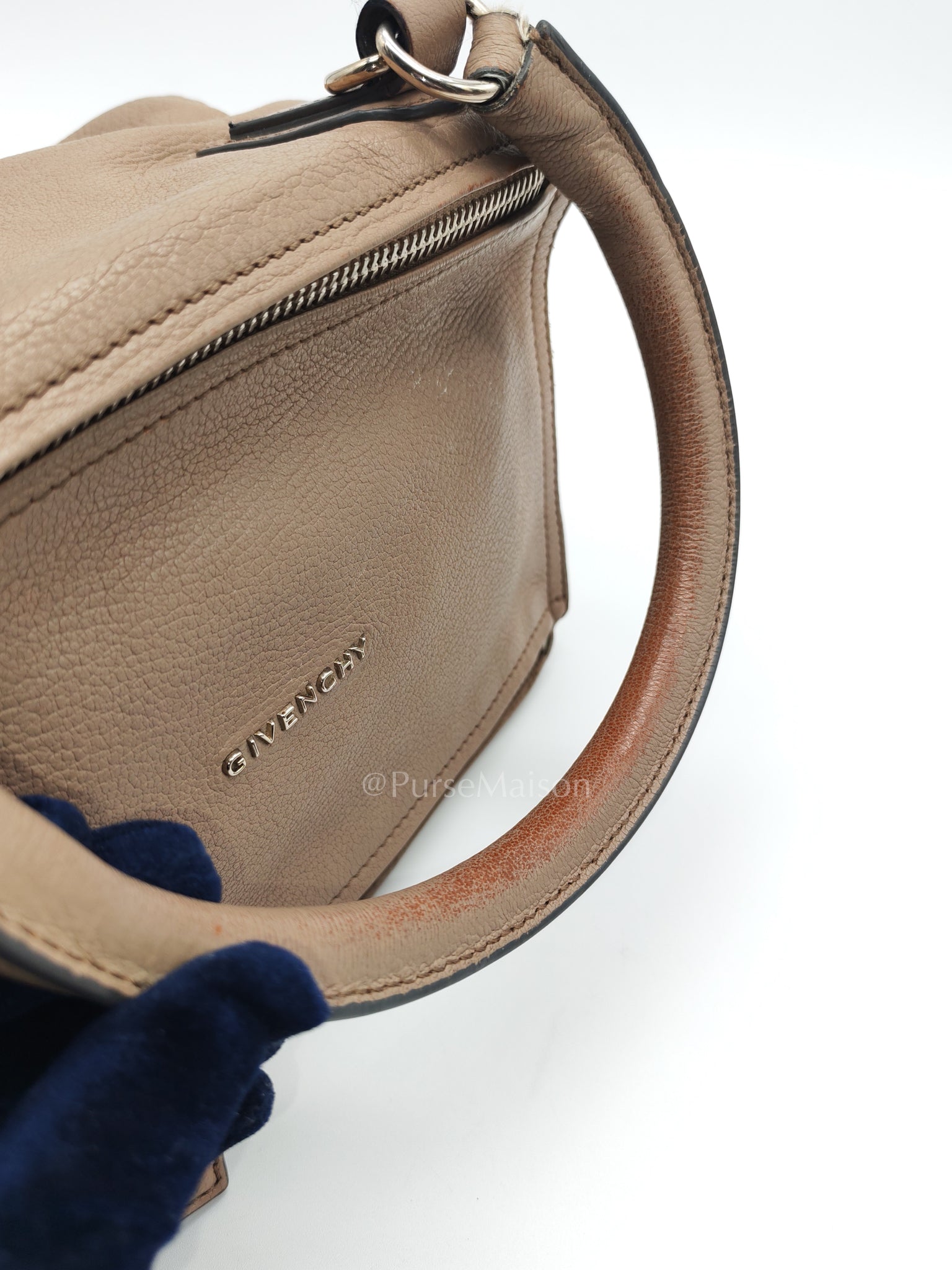 Pandora Small in Grained Goatskin Leather Crossbody Bag | Purse Maison Luxury Bags Shop
