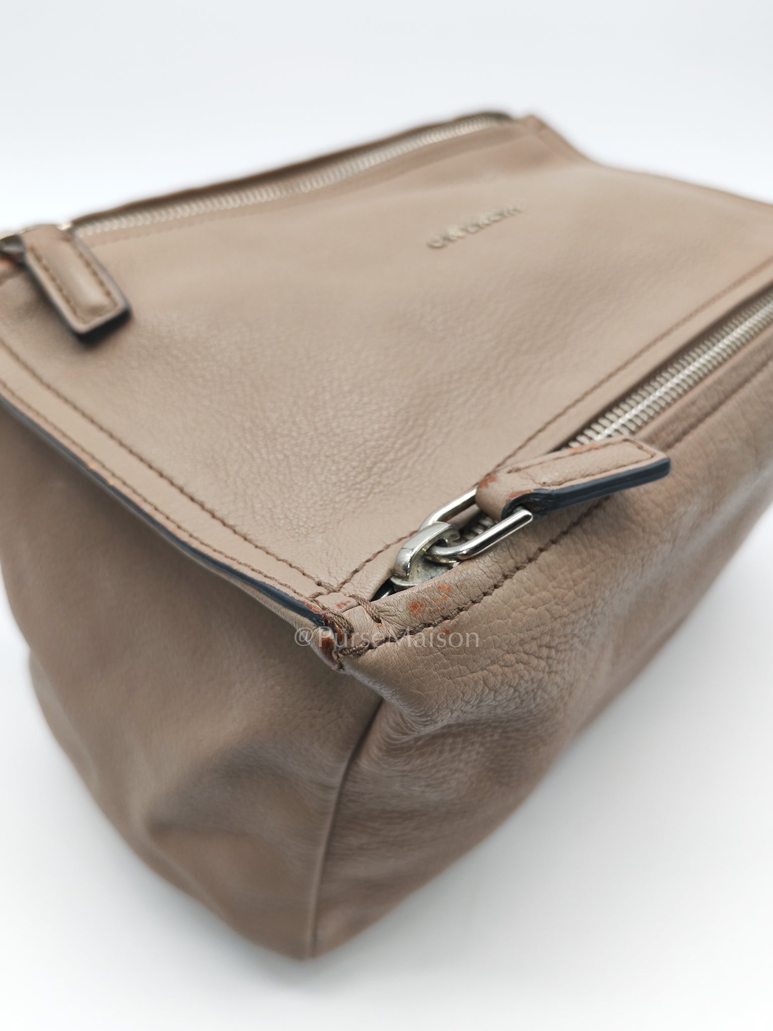 Pandora Small in Grained Goatskin Leather Crossbody Bag | Purse Maison Luxury Bags Shop