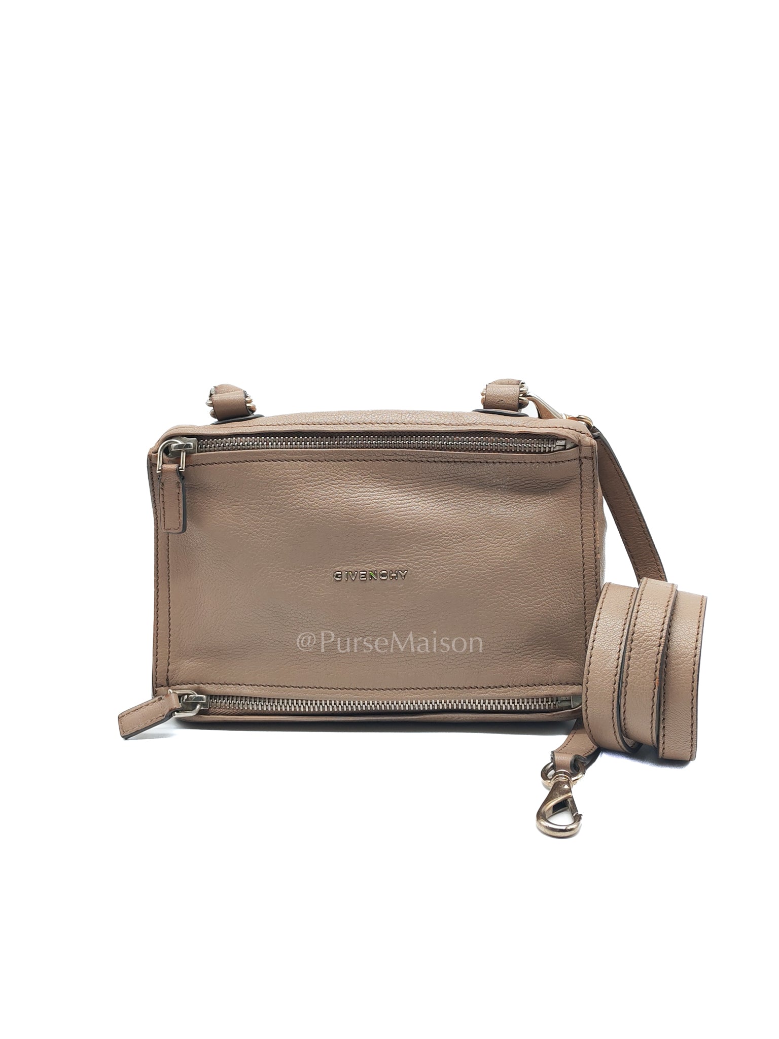 Pandora Small in Grained Goatskin Leather Crossbody Bag | Purse Maison Luxury Bags Shop
