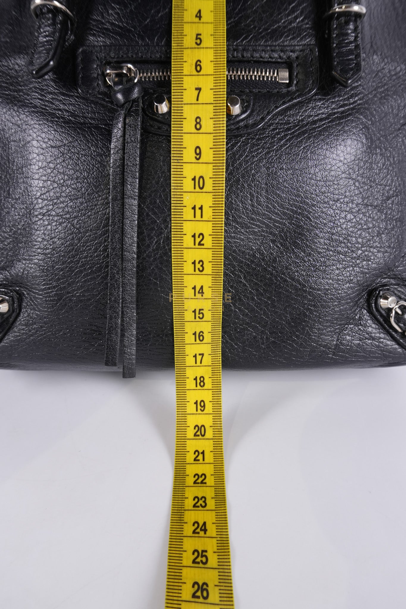 Papier A4 Mini Tote Black in Calfskin Leather | Purse Maison Luxury Bags Shop