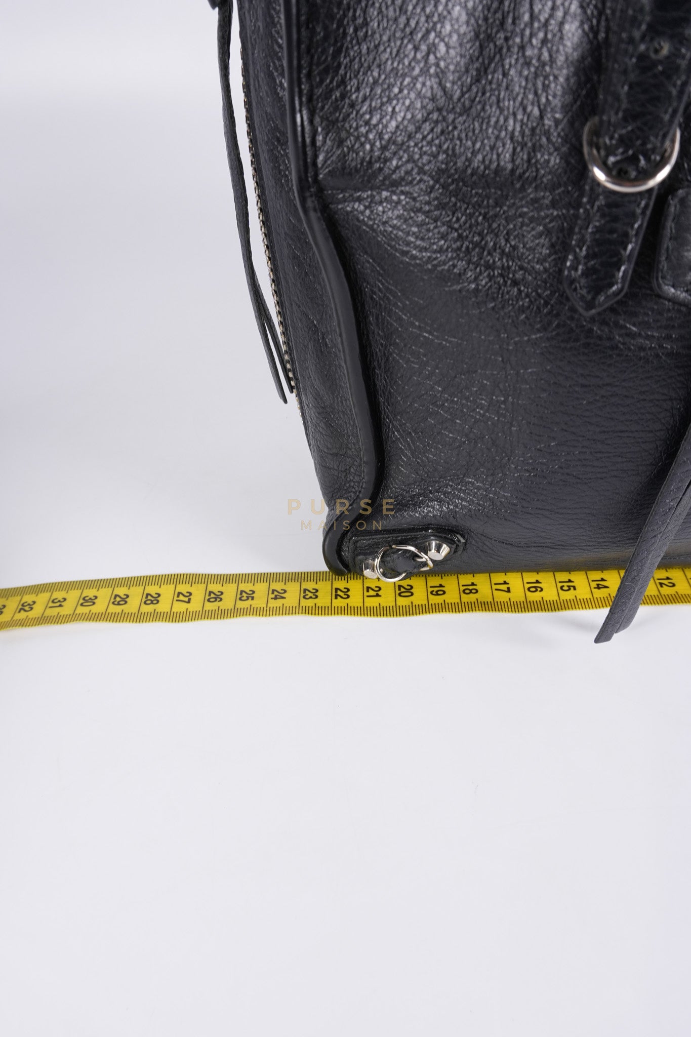 Papier A4 Mini Tote Black in Calfskin Leather | Purse Maison Luxury Bags Shop