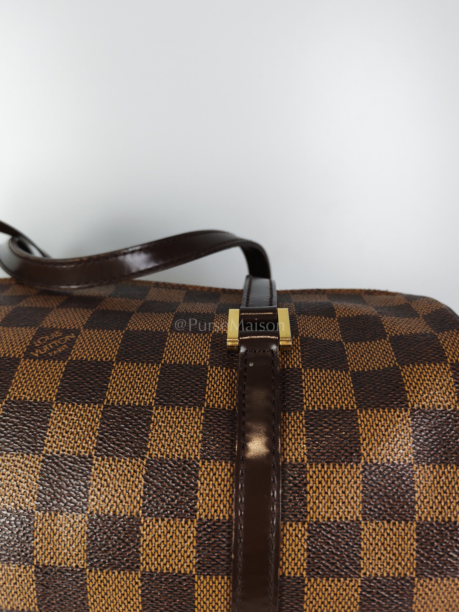 Papillon 30 In Damier Ebene Canvas Shoulder Bag | Purse Maison Luxury Bags Shop