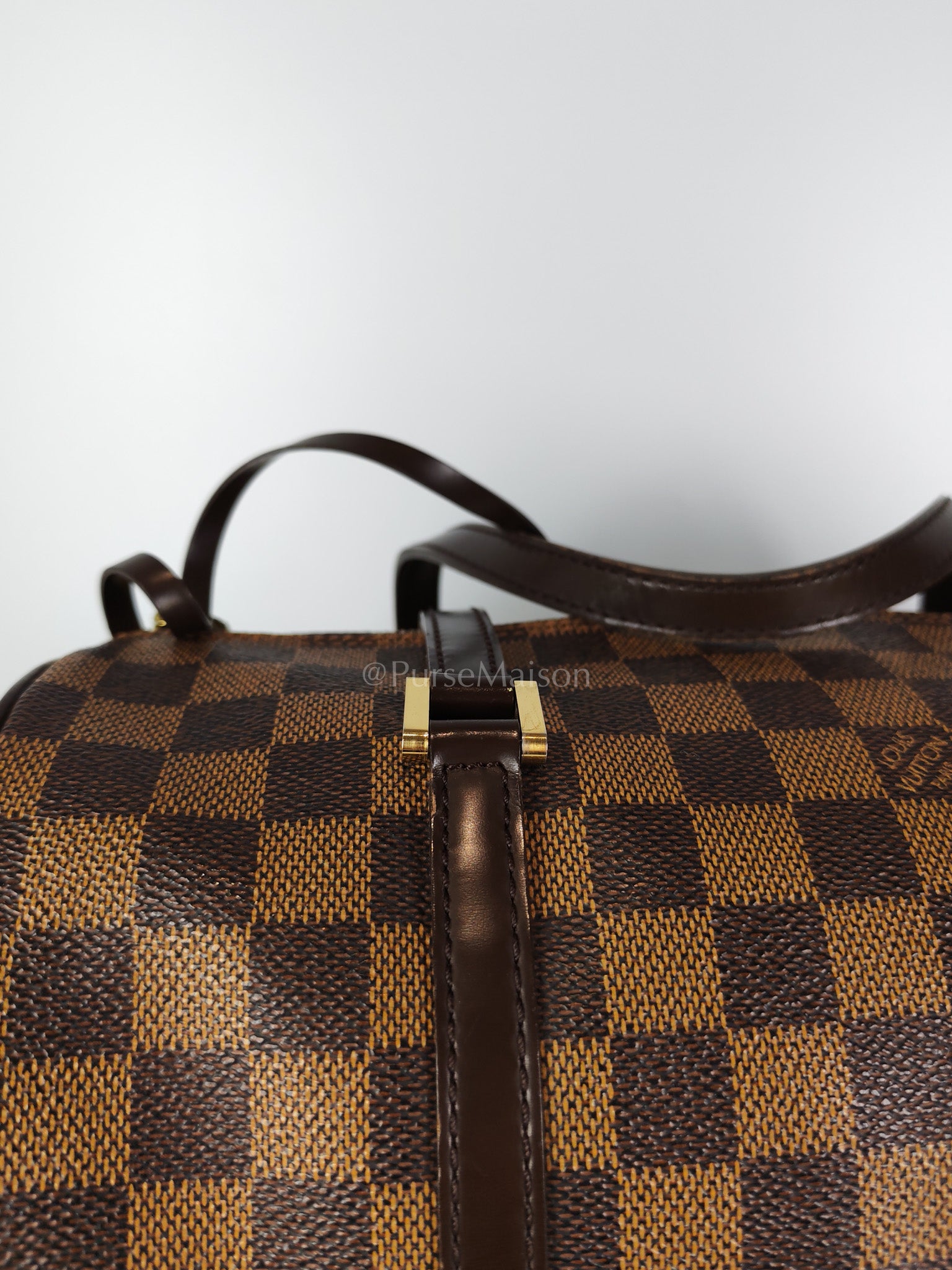 Papillon 30 In Damier Ebene Canvas Shoulder Bag | Purse Maison Luxury Bags Shop