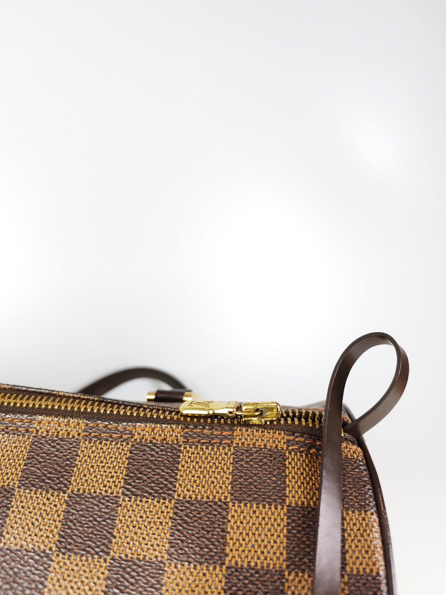 Papillon 30 In Damier Ebene Canvas Shoulder Bag | Purse Maison Luxury Bags Shop