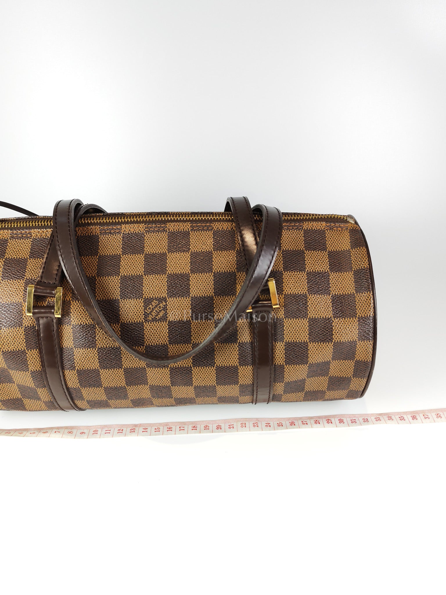 Papillon 30 In Damier Ebene Canvas Shoulder Bag | Purse Maison Luxury Bags Shop