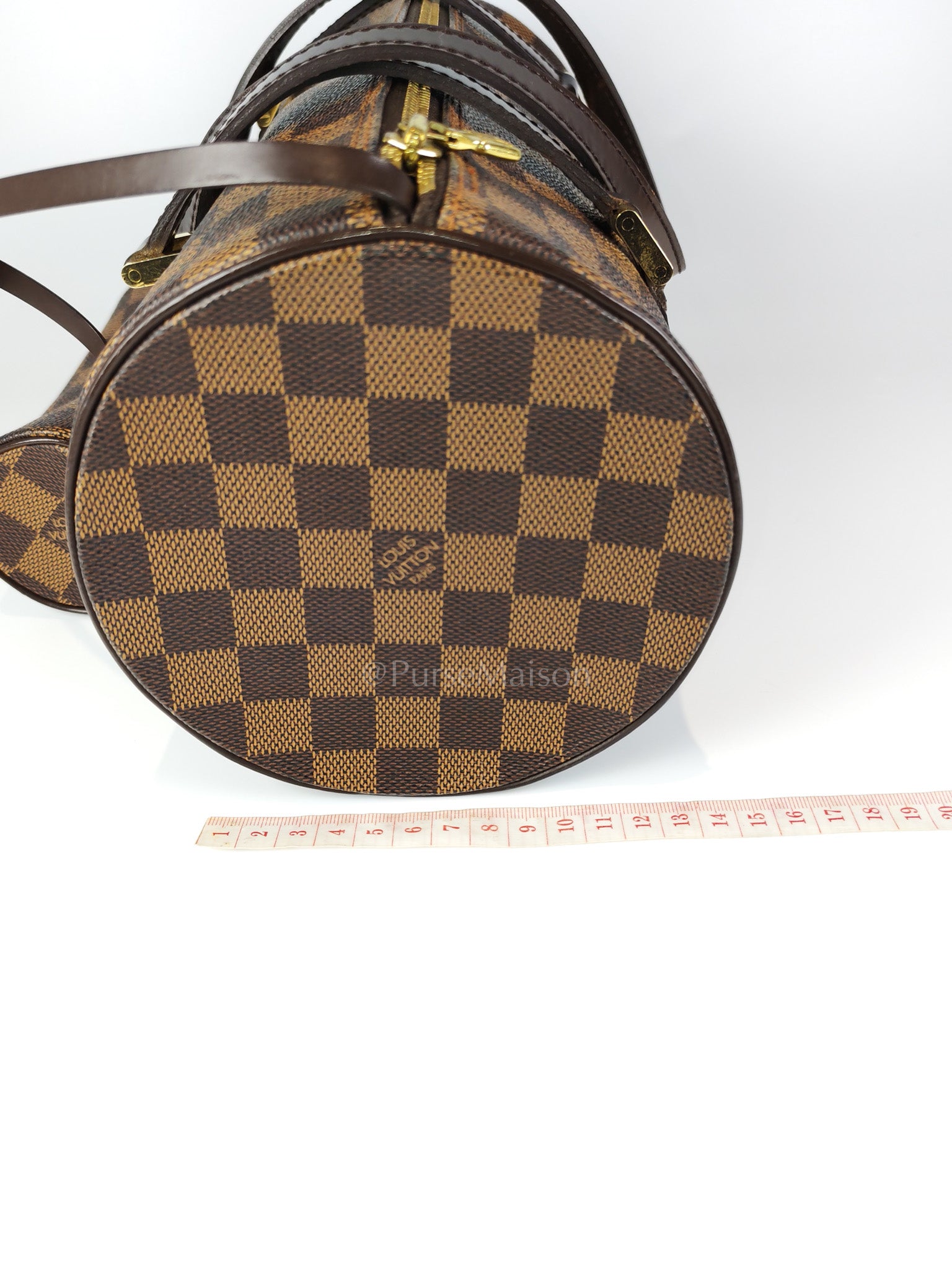Papillon 30 In Damier Ebene Canvas Shoulder Bag | Purse Maison Luxury Bags Shop