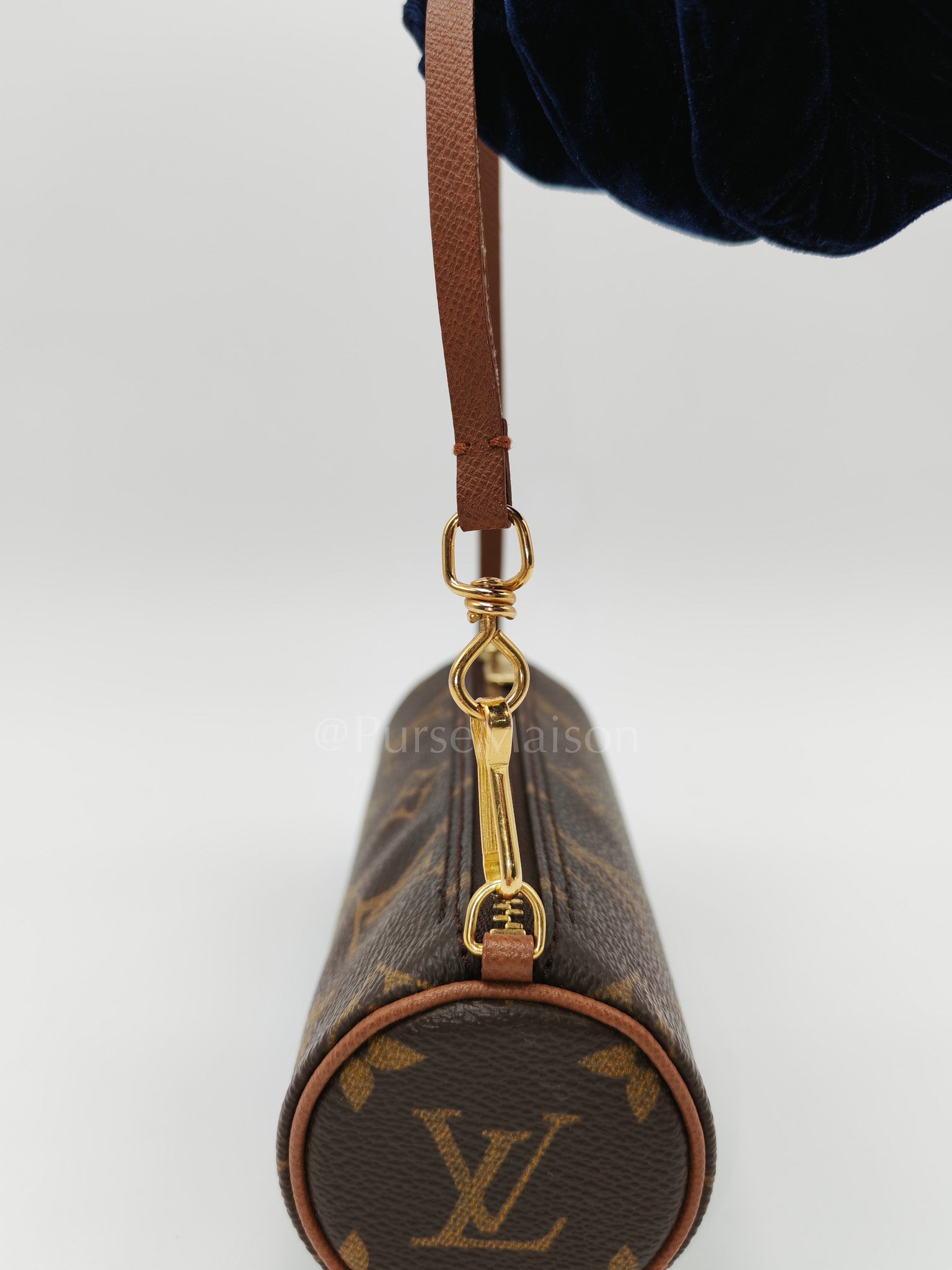 Papillon Mini Pochette in Monogram Canvas & Gold Hardware | Purse Maison Luxury Bags Shop