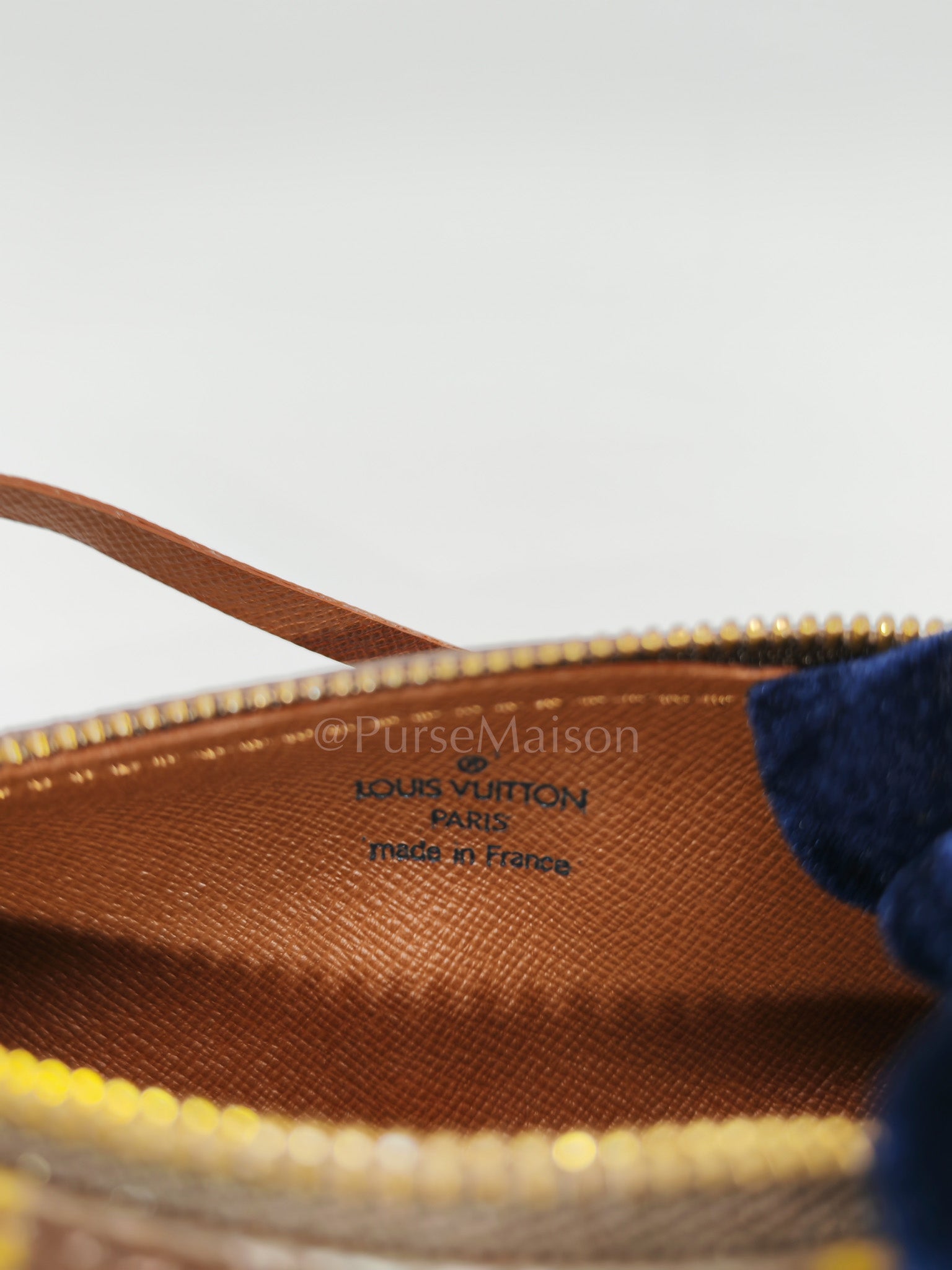 Papillon Mini Pochette in Monogram Canvas & Gold Hardware | Purse Maison Luxury Bags Shop