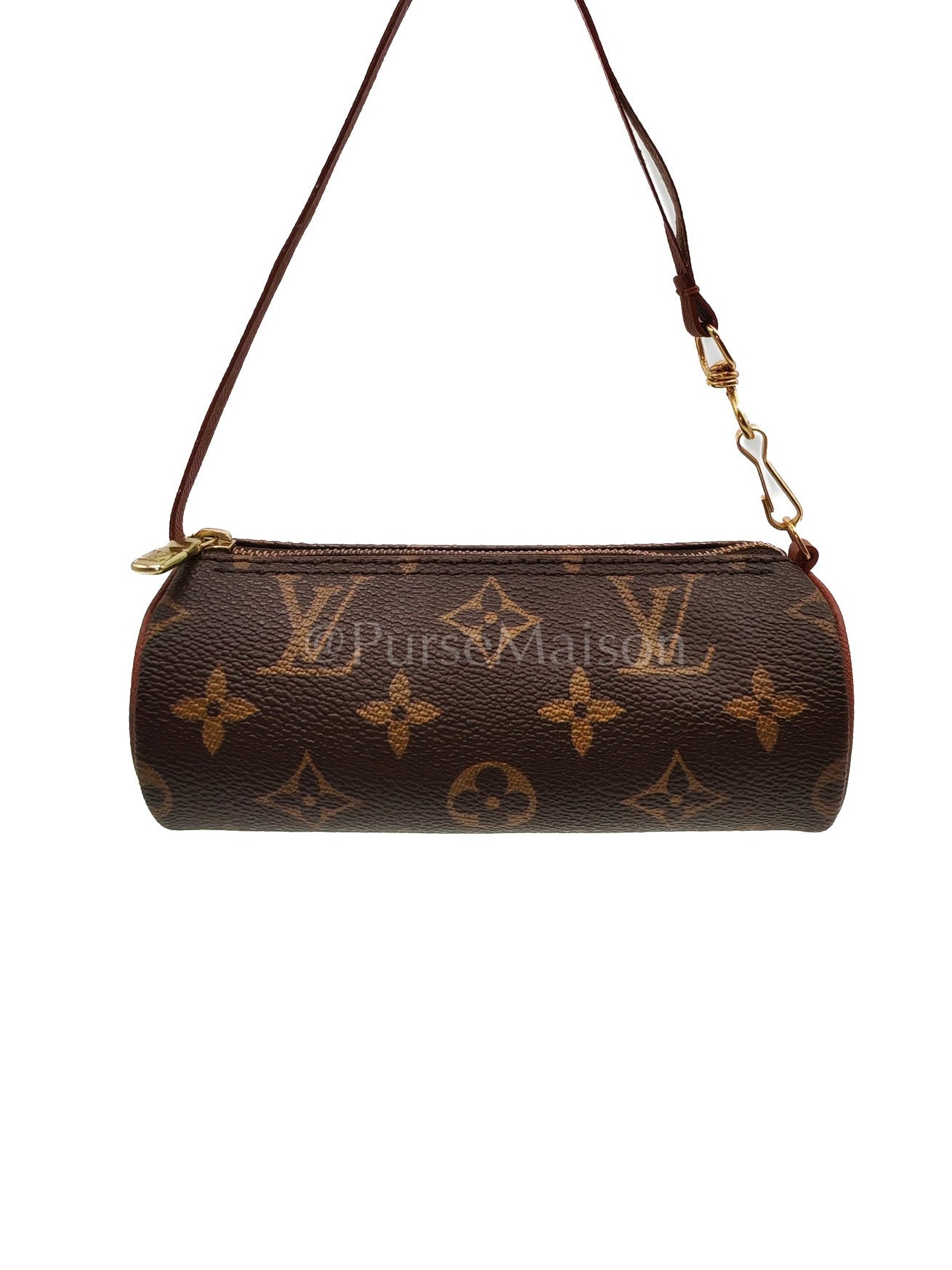 Papillon Mini Pochette in Monogram Canvas & Gold Hardware | Purse Maison Luxury Bags Shop
