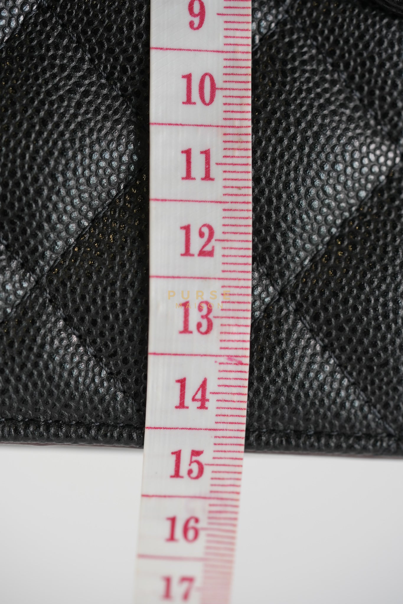 Passport Holder Black Caviar Leather and Gold Hardware (Microchip) | Purse Maison Luxury Bags Shop