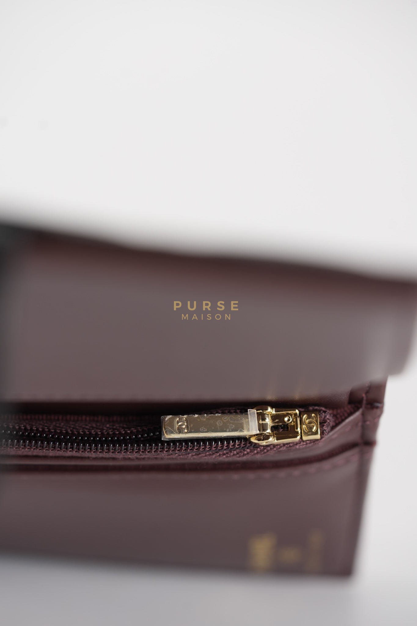 Passport Holder Black Caviar Leather and Gold Hardware (Microchip) | Purse Maison Luxury Bags Shop