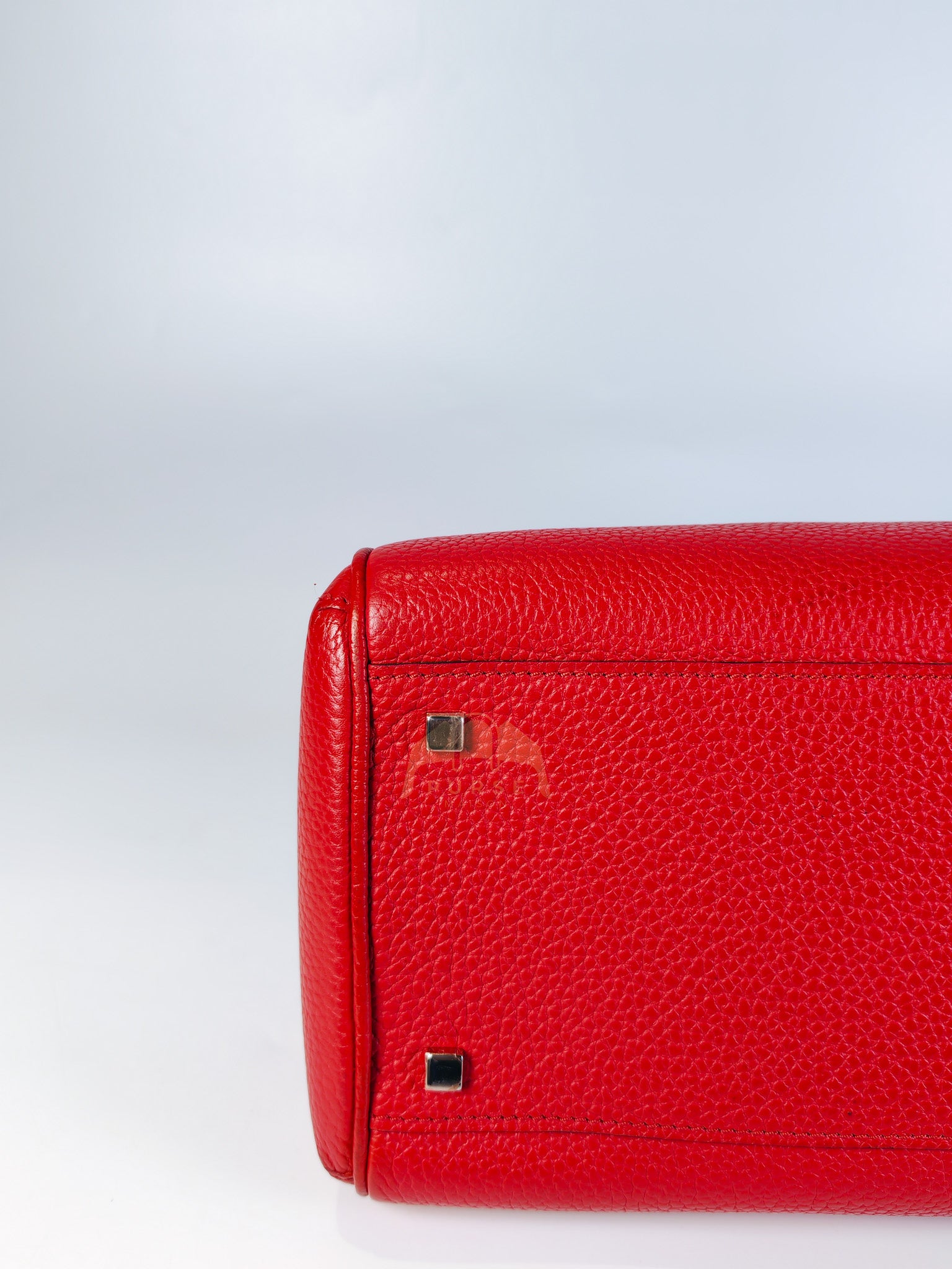 Pauline Bag Petit in Red Grained Taurillon Leather | Purse Maison Luxury Bags Shop