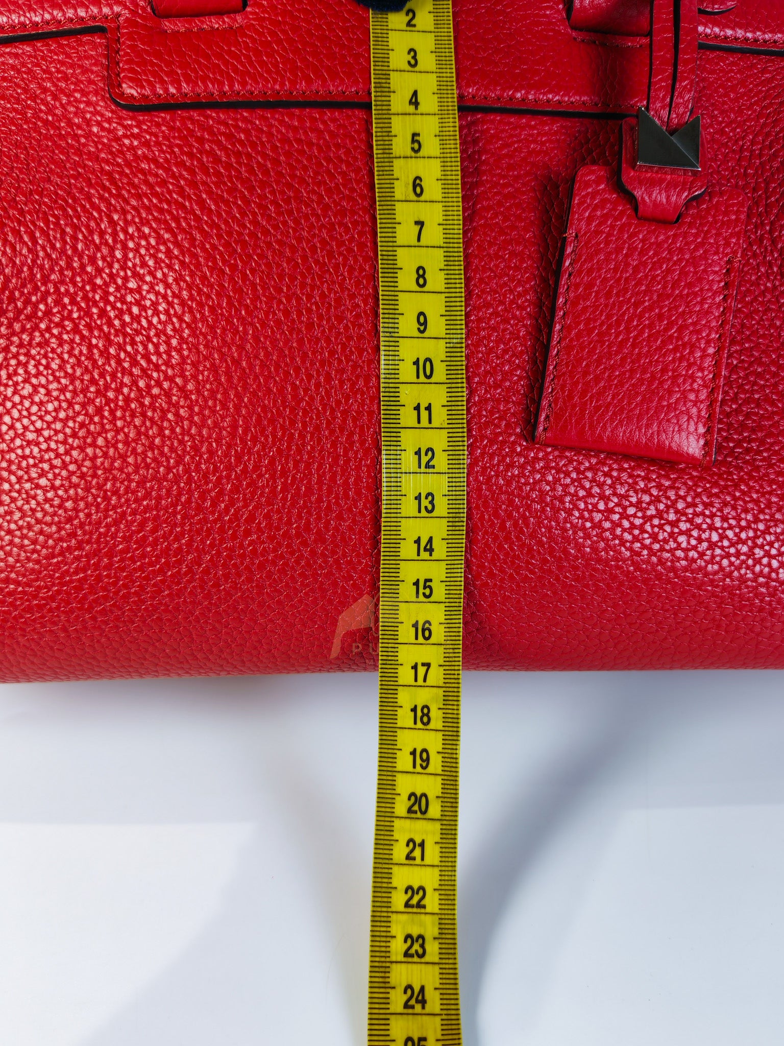 Pauline Bag Petit in Red Grained Taurillon Leather | Purse Maison Luxury Bags Shop