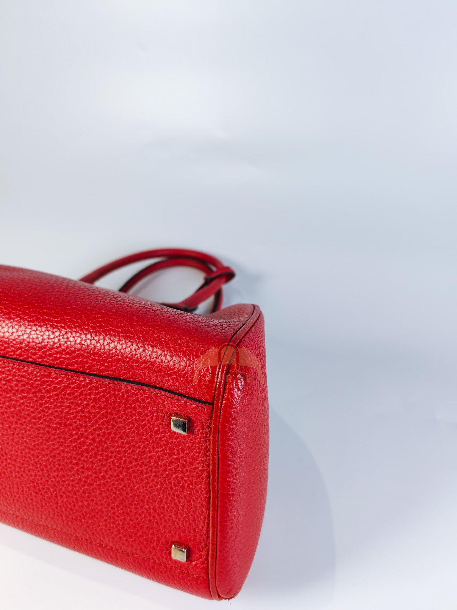 Pauline Bag Petit in Red Grained Taurillon Leather | Purse Maison Luxury Bags Shop