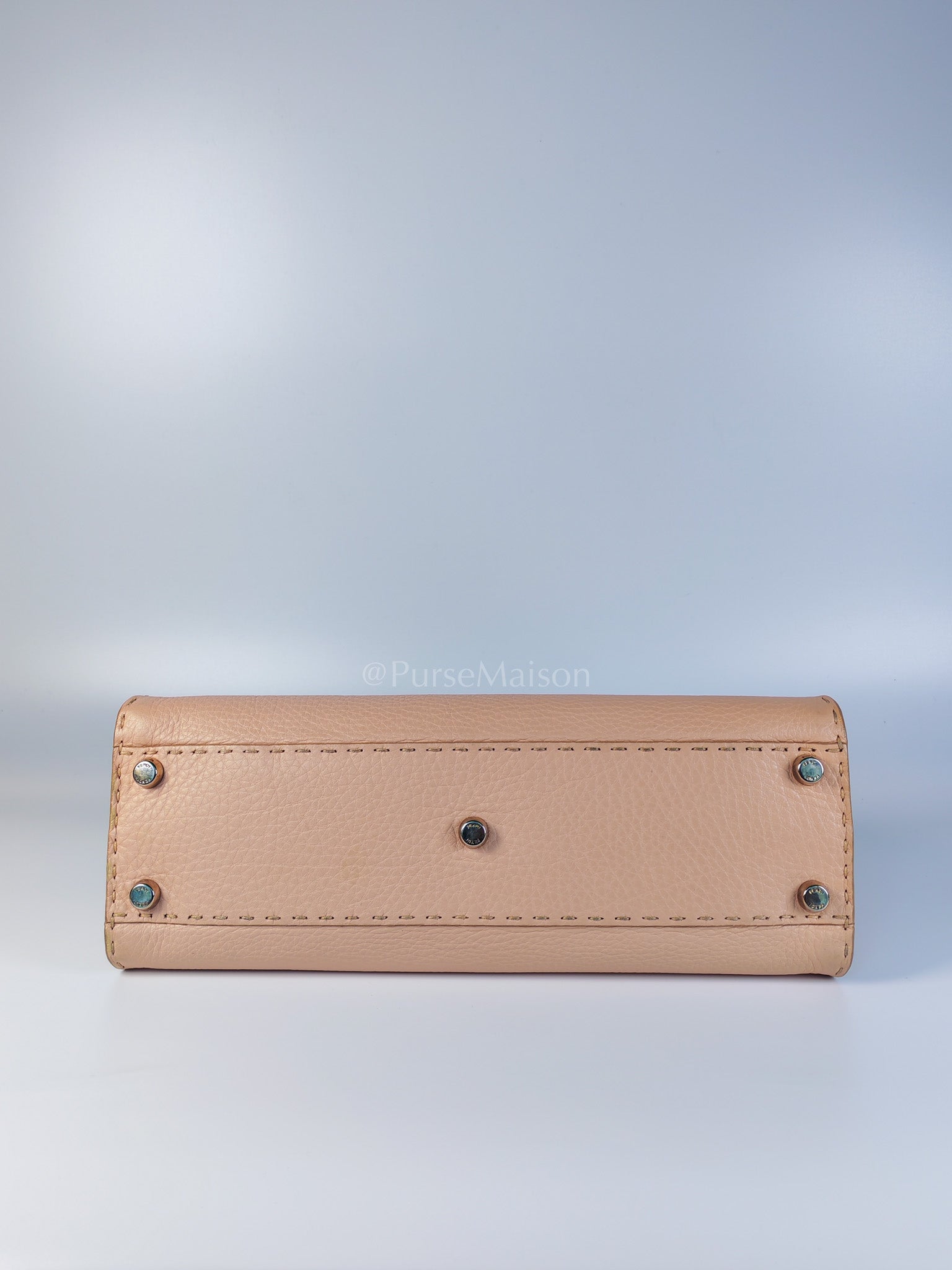 Peekaboo Medium in Cotton Candy Pink Selleria Leather Silver Harwdare | Purse Maison Luxury Bags Shop