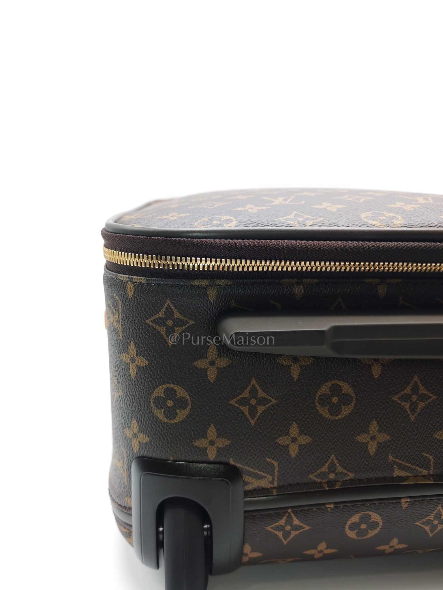 Pegase 55 in Monogram Canvas Rolling Suitcase/ Luggage with VJC Heat Stamp | Purse Maison Luxury Bags Shop