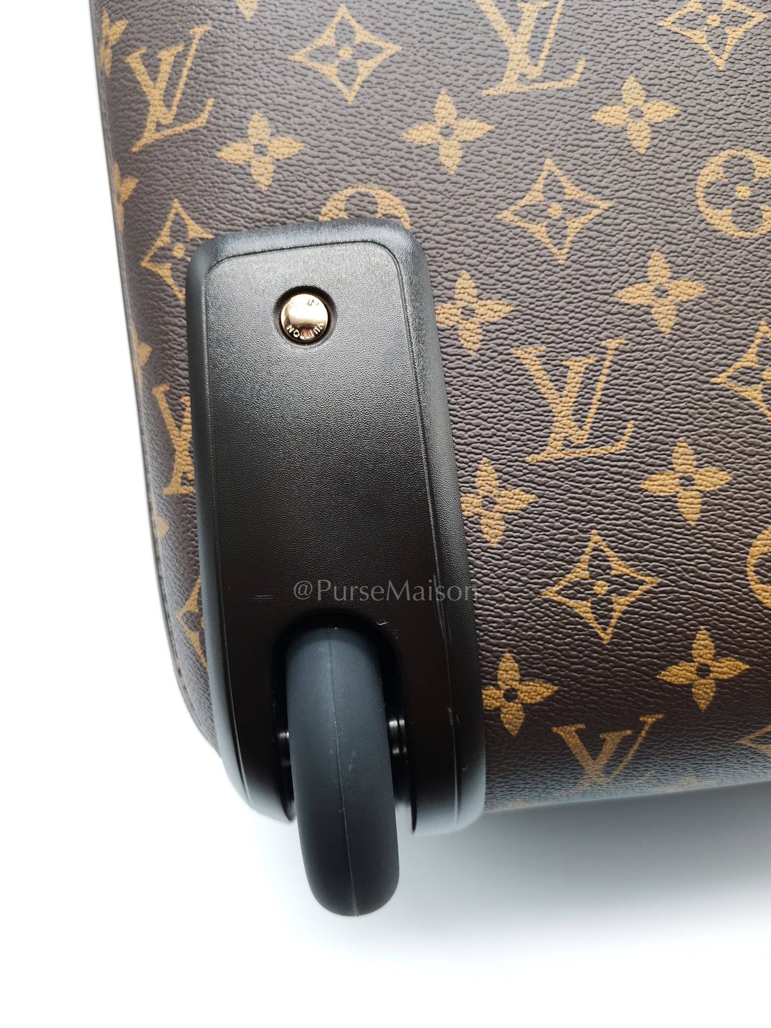 Pegase 55 in Monogram Canvas Rolling Suitcase/ Luggage with VJC Heat Stamp | Purse Maison Luxury Bags Shop