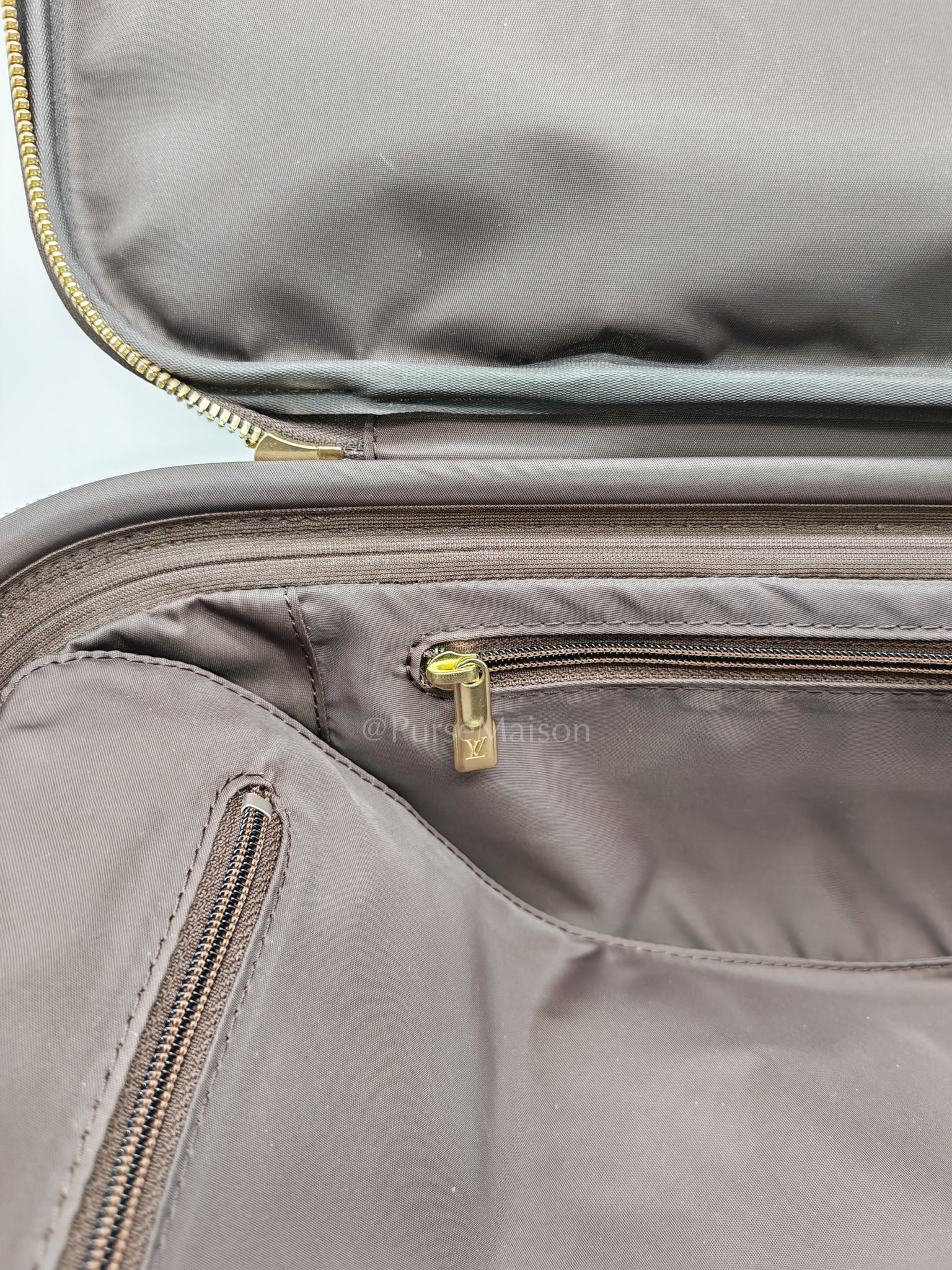 Pegase 55 in Monogram Canvas Rolling Suitcase/ Luggage with VJC Heat Stamp | Purse Maison Luxury Bags Shop