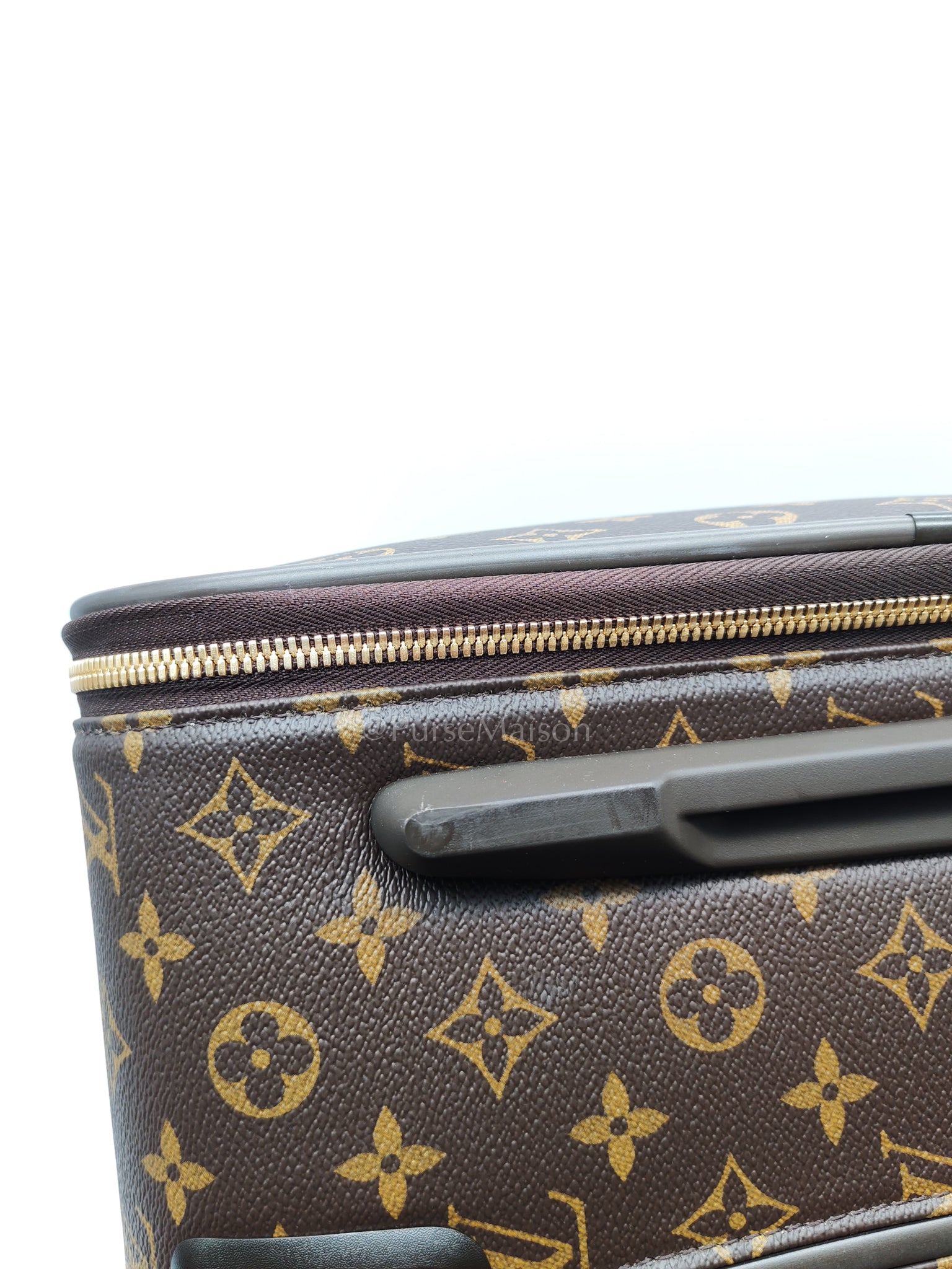 Pegase 55 in Monogram Canvas Rolling Suitcase/ Luggage with VJC Heat Stamp | Purse Maison Luxury Bags Shop