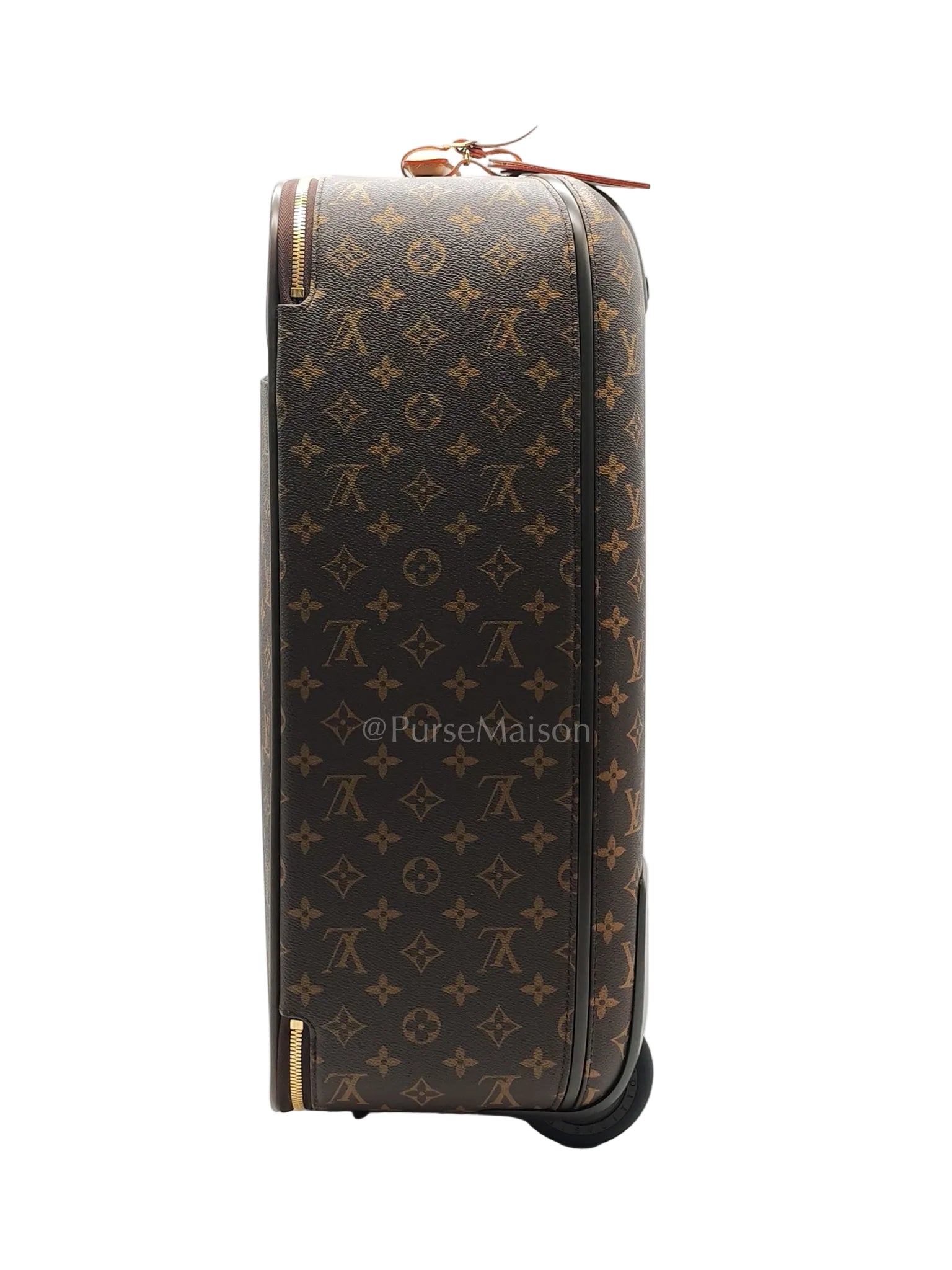 Pegase 55 in Monogram Canvas Rolling Suitcase/ Luggage with VJC Heat Stamp | Purse Maison Luxury Bags Shop