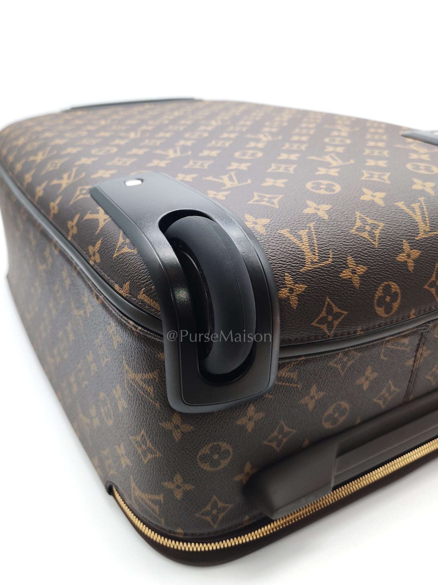 Pegase 55 in Monogram Canvas Rolling Suitcase/ Luggage with VJC Heat Stamp | Purse Maison Luxury Bags Shop