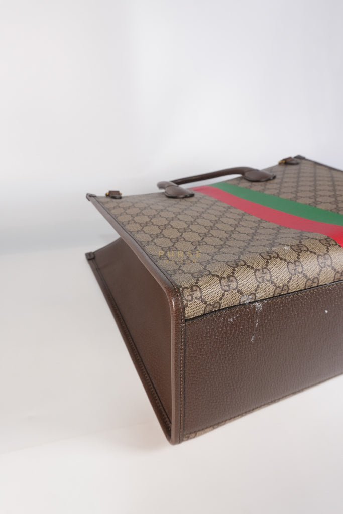 Pelle Grigio Supreme Monogram Canvas Tote Bag | Purse Maison Luxury Bags Shop