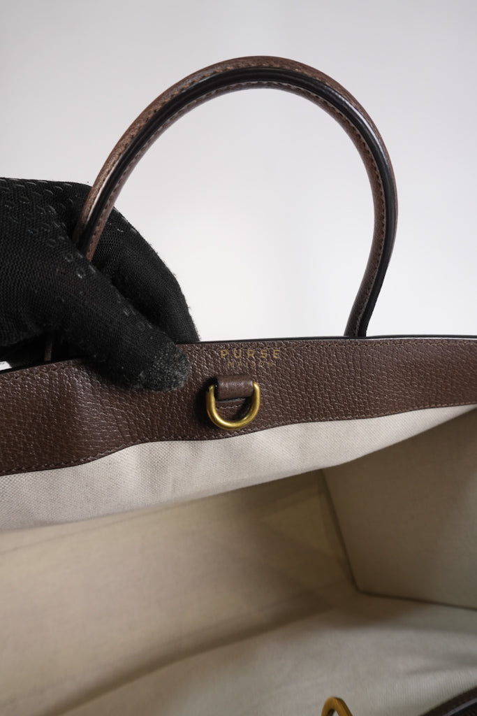 Pelle Grigio Supreme Monogram Canvas Tote Bag | Purse Maison Luxury Bags Shop