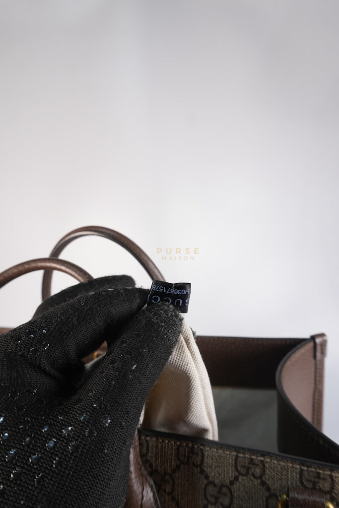 Pelle Grigio Supreme Monogram Canvas Tote Bag | Purse Maison Luxury Bags Shop